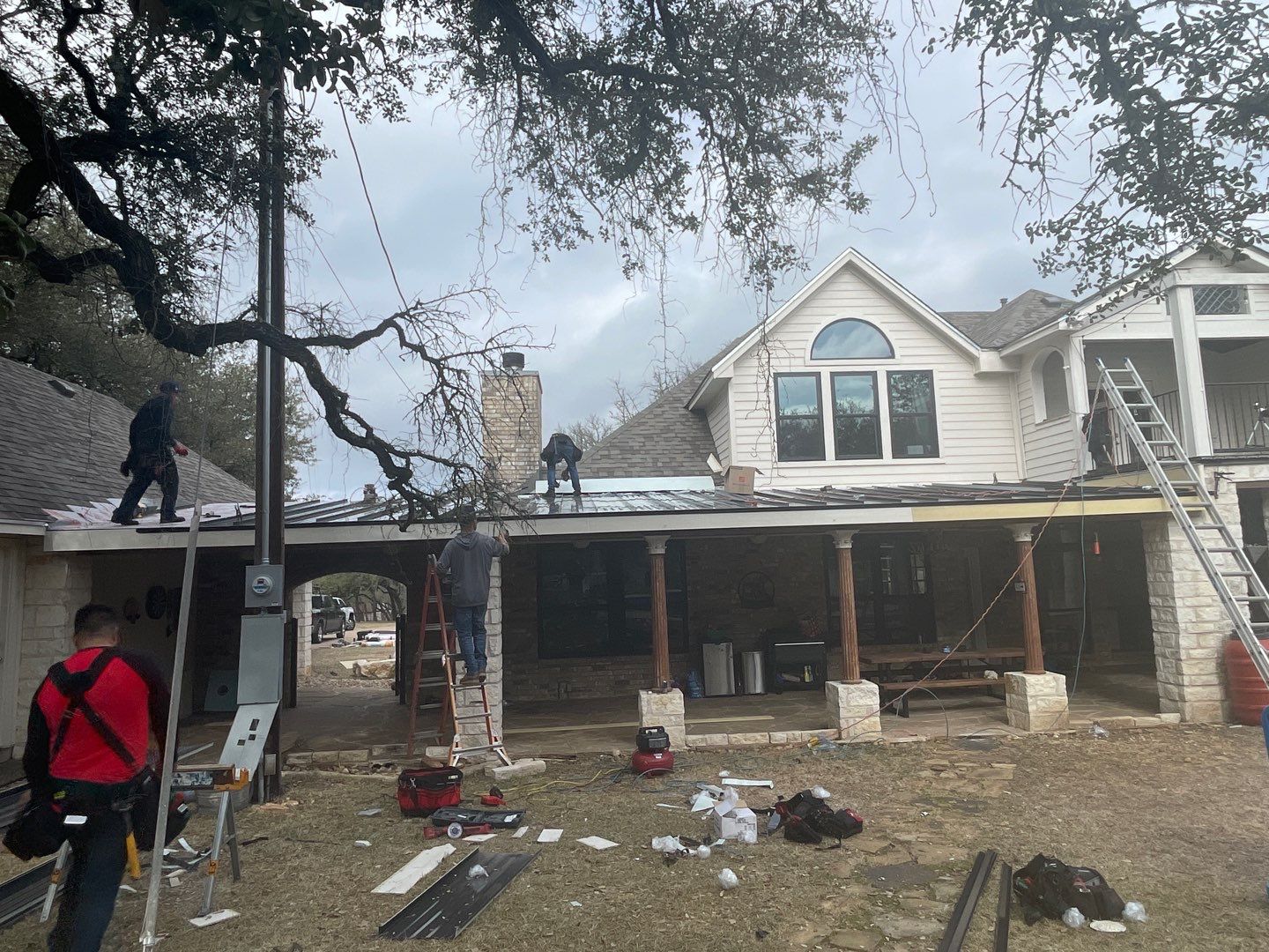 Residential Roof Replacement using Owens Corning Duration by Action Exteriors Austin