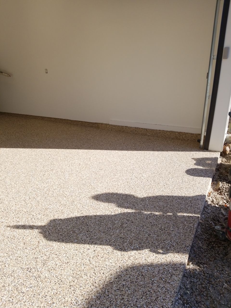 Garage Floor in Sandstone by Spectrum Painting, LLC