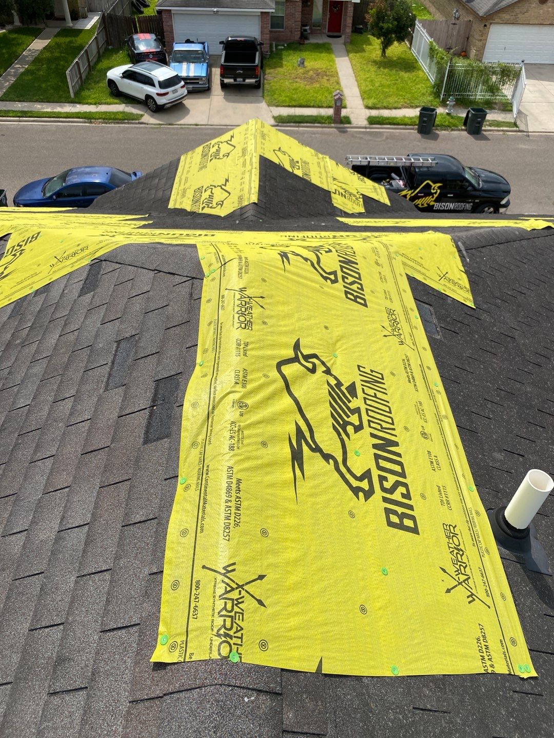 Mission Roof Project by Bison Roofing  