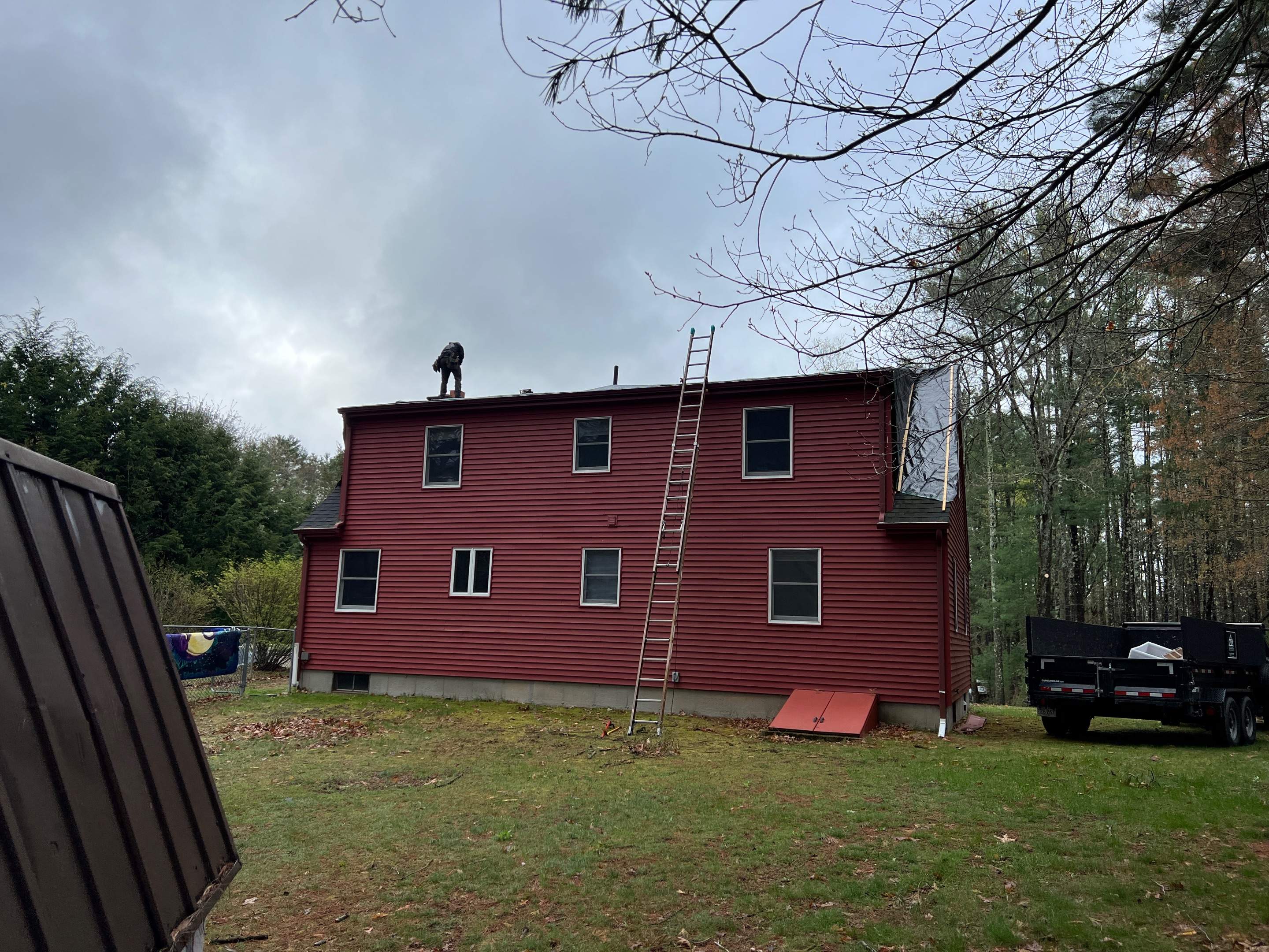 Tree Damage/Roof Repair by Chagnon Building & Remodeling LLC