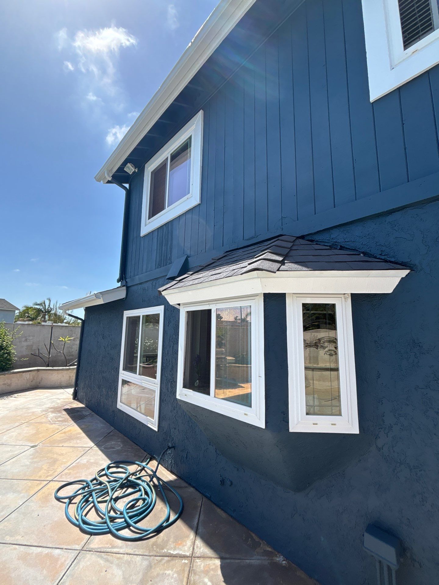 Full repaint of two story, Huntington Beach home by Beach City Painting
