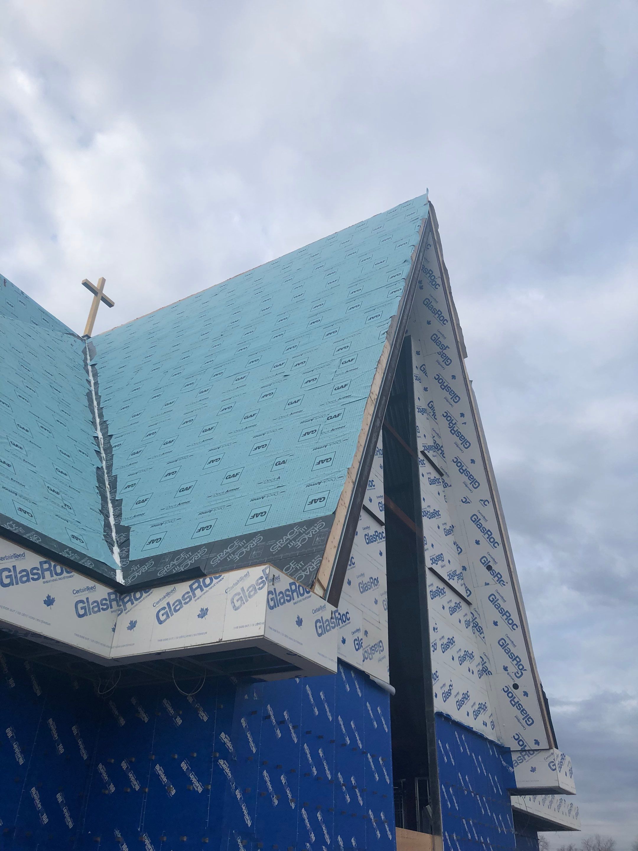 Commercial Roofing Installation using Diamond Tile Metal Shingles , Tpo Flat Roof by Jay Carter Roofing & Sheet Metal