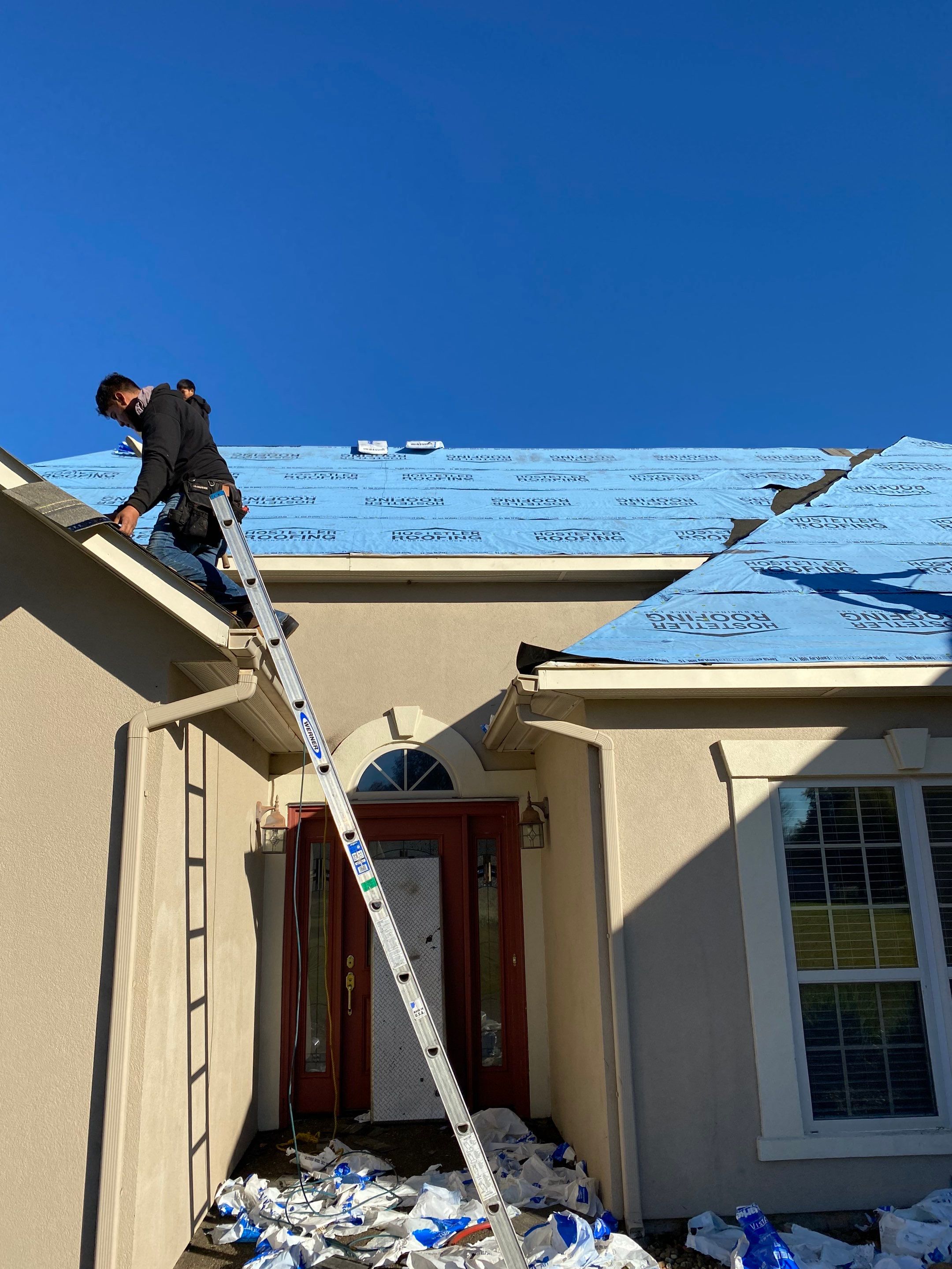 Residential Roofing Repair using Malarkey Vista: Weathered Wood  by Hostetler Roofing