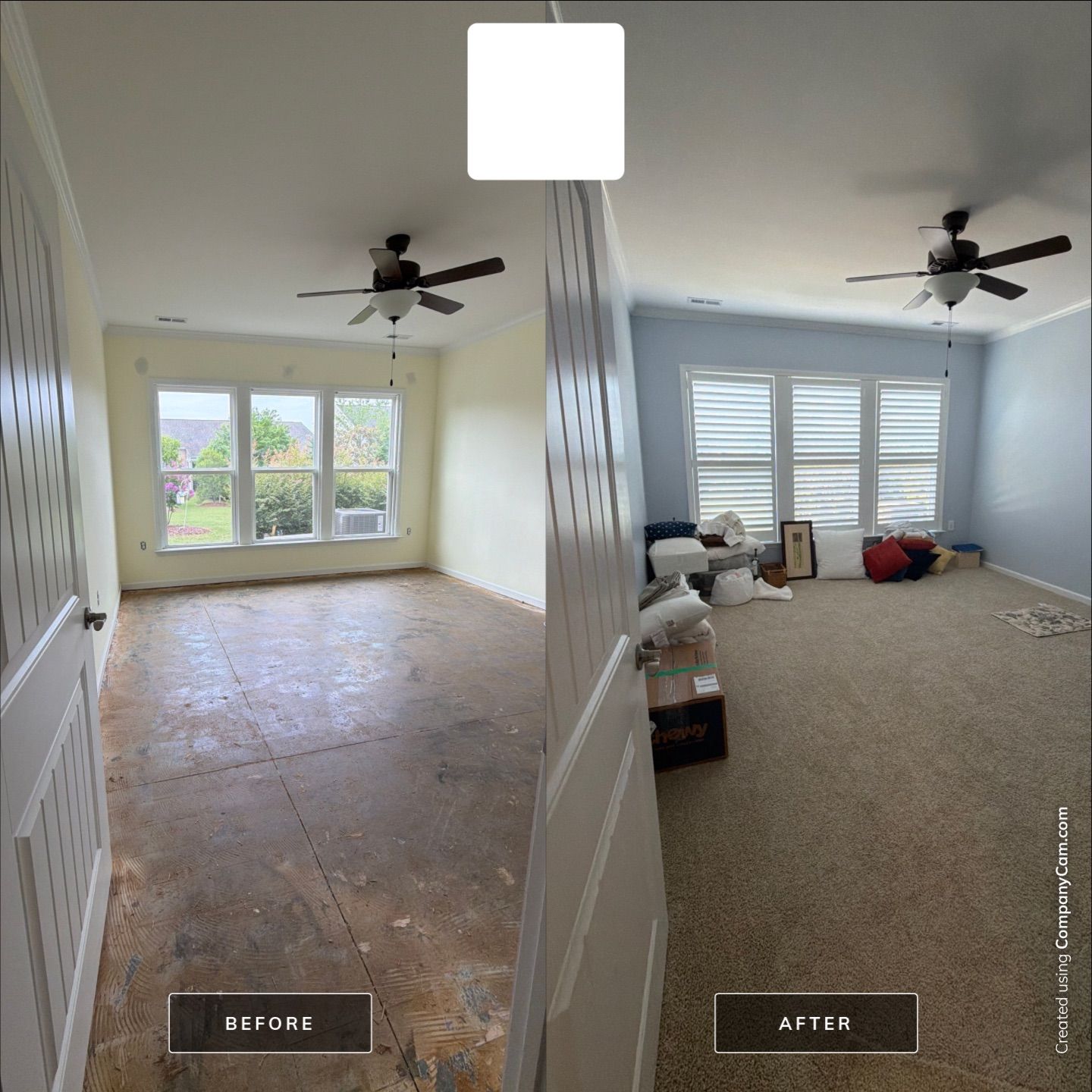 Luxury Vinyl Plank Flooring Installation and Interior Refresh in Durham by Billy Weatherspoon Contractor