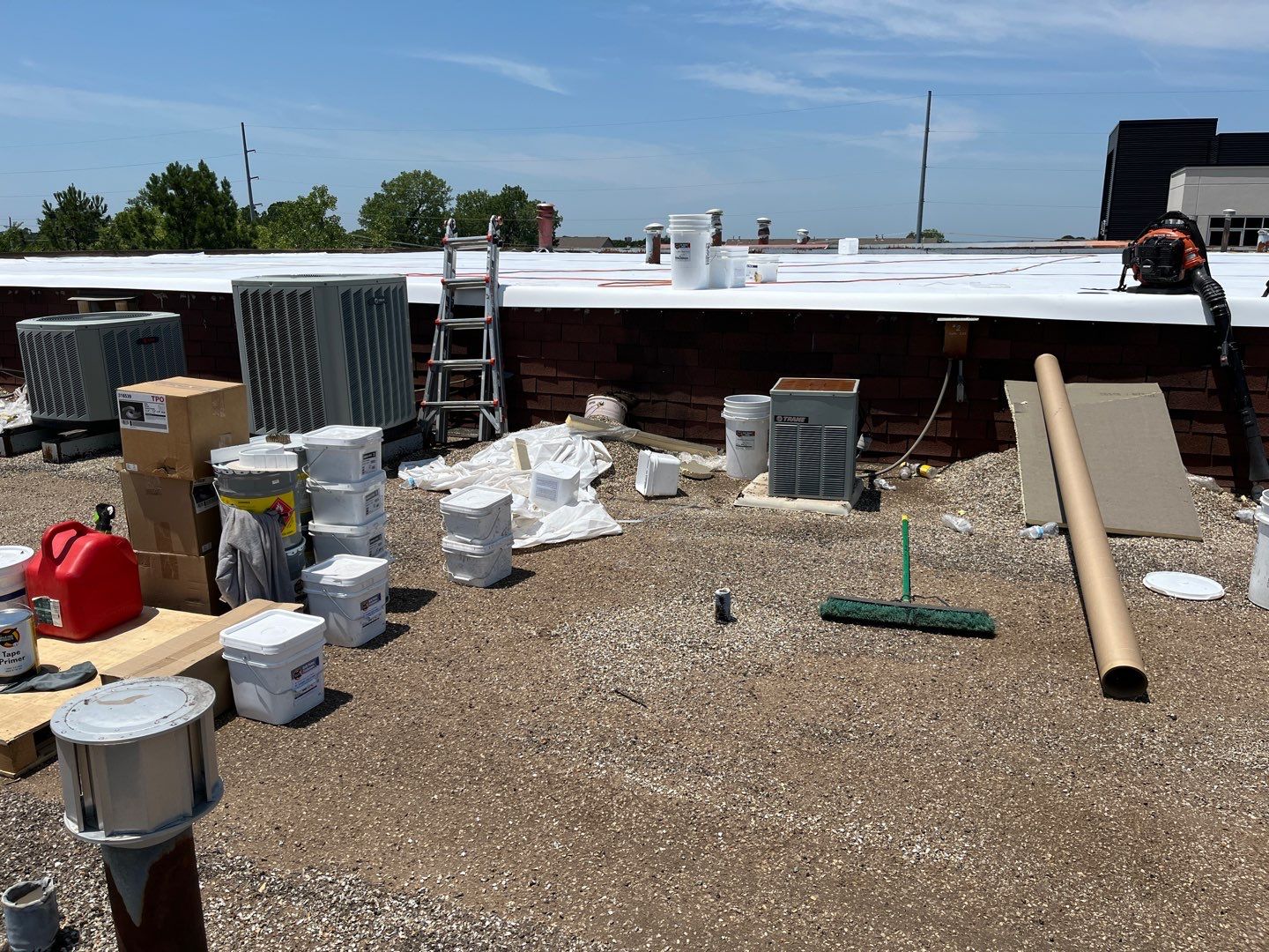 TPO Project in Tulsa by Decor Roofing & Restoration