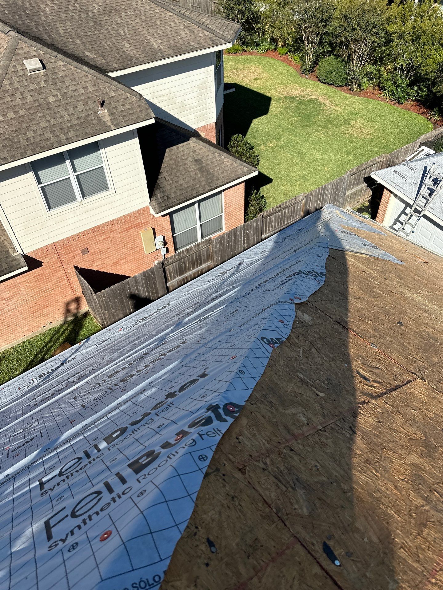 Project in Pearland by Motion Roofing
