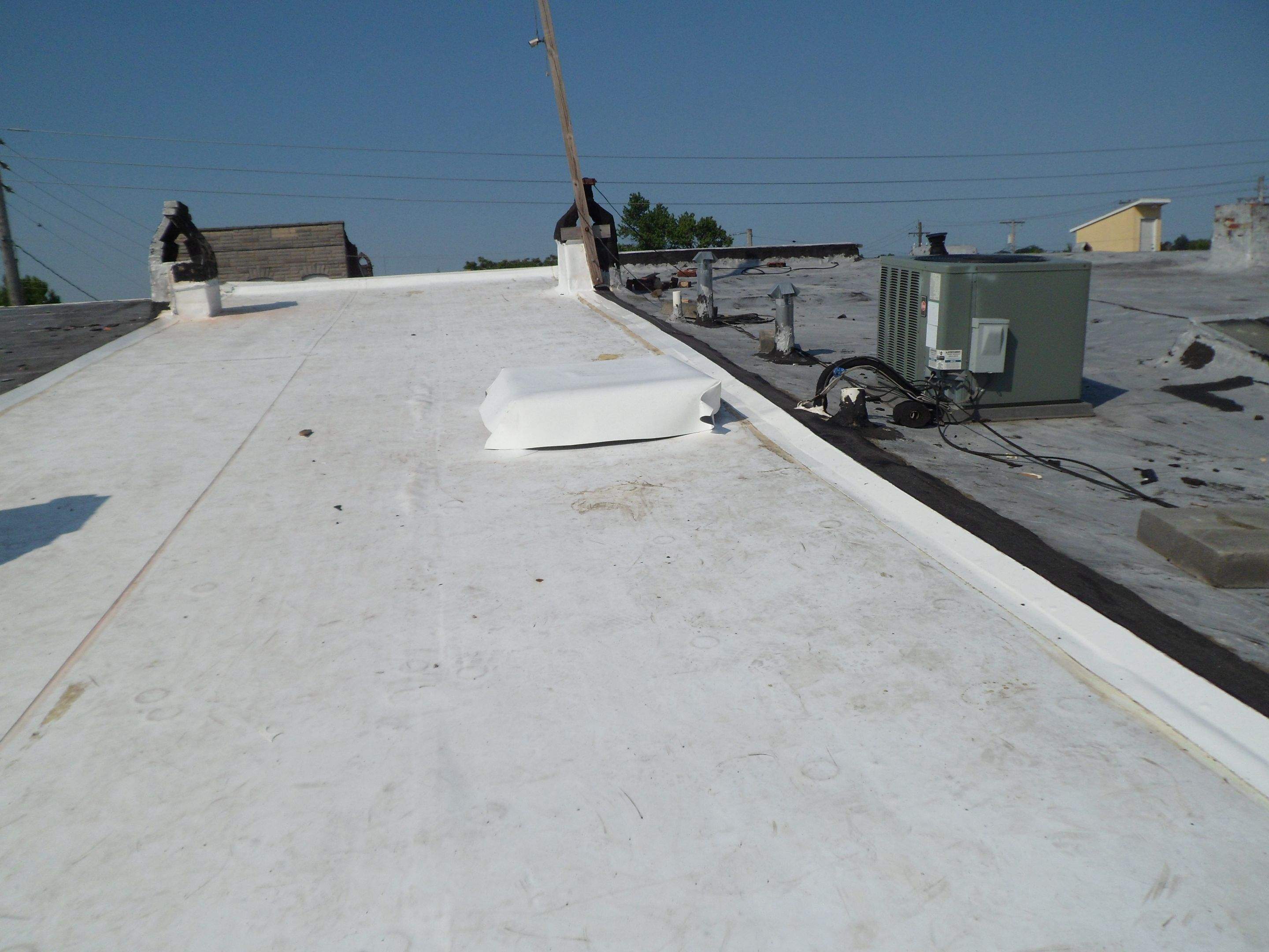 Commercial Roofing Installation using TPO by Alpha Design Services