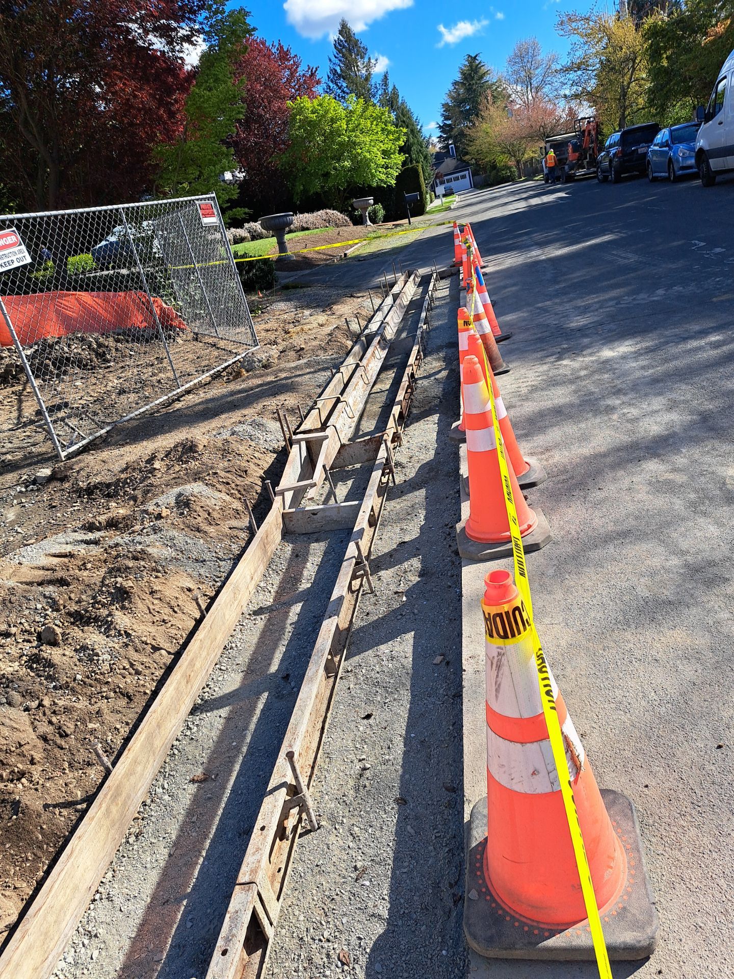 Thomas Custom Homes Development  by Jireh Asphalt & Concrete Inc 