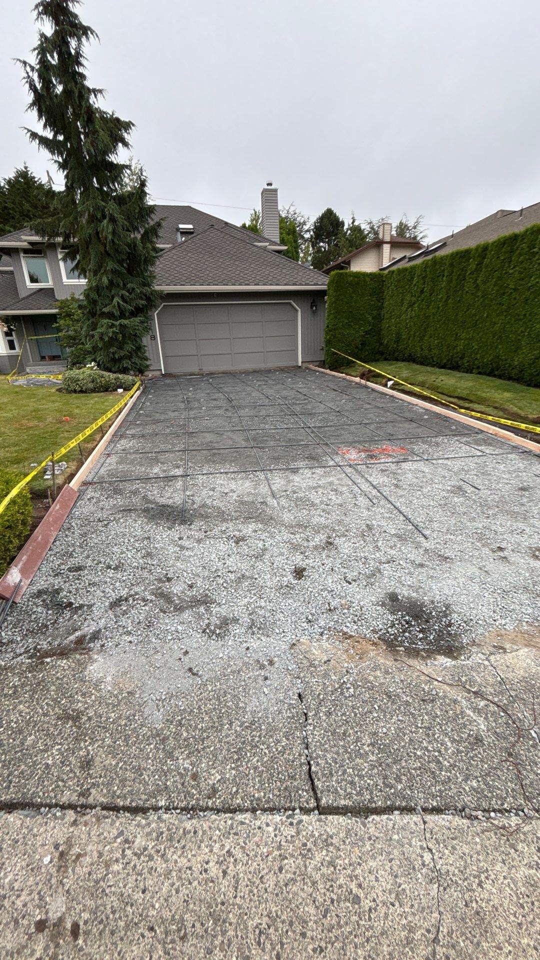 Exposed Aggregate Concrete Driveway Makeover  by Jireh Asphalt & Concrete Inc 