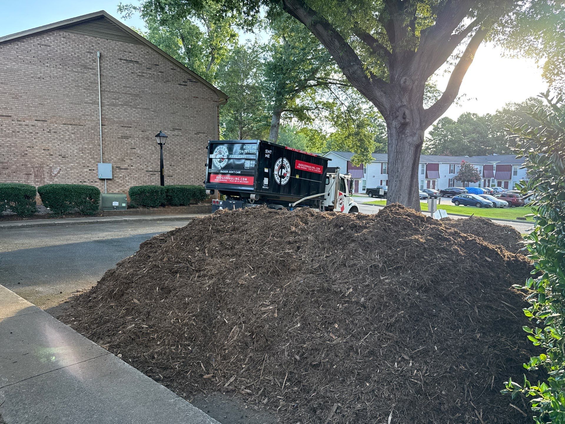 Project in Charlotte by Badger Hauling