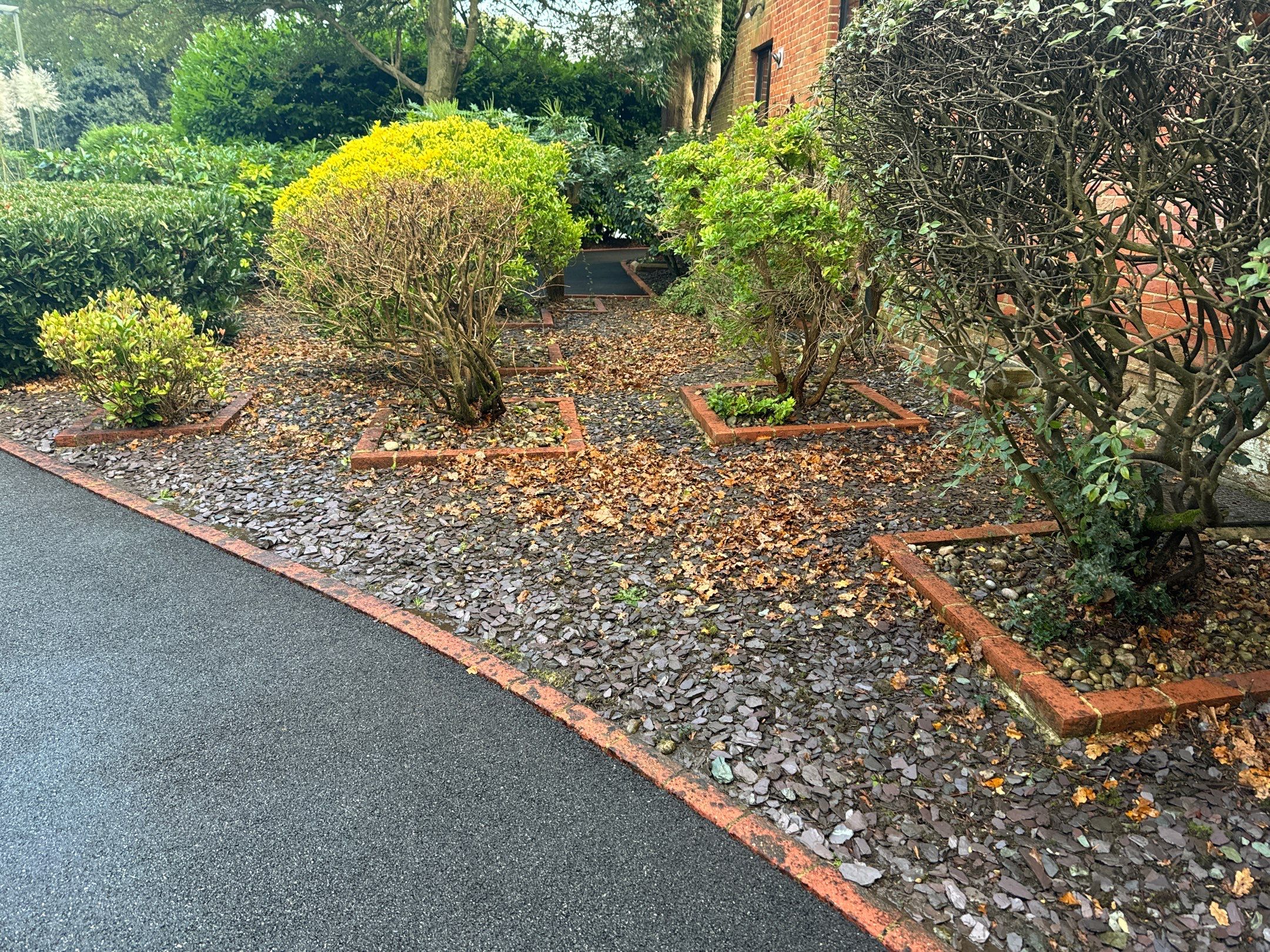 Driveway and Rockery clean using Honda 15lpm Low Pressure Washing Machine by Ges Exterior Cleaning ltd