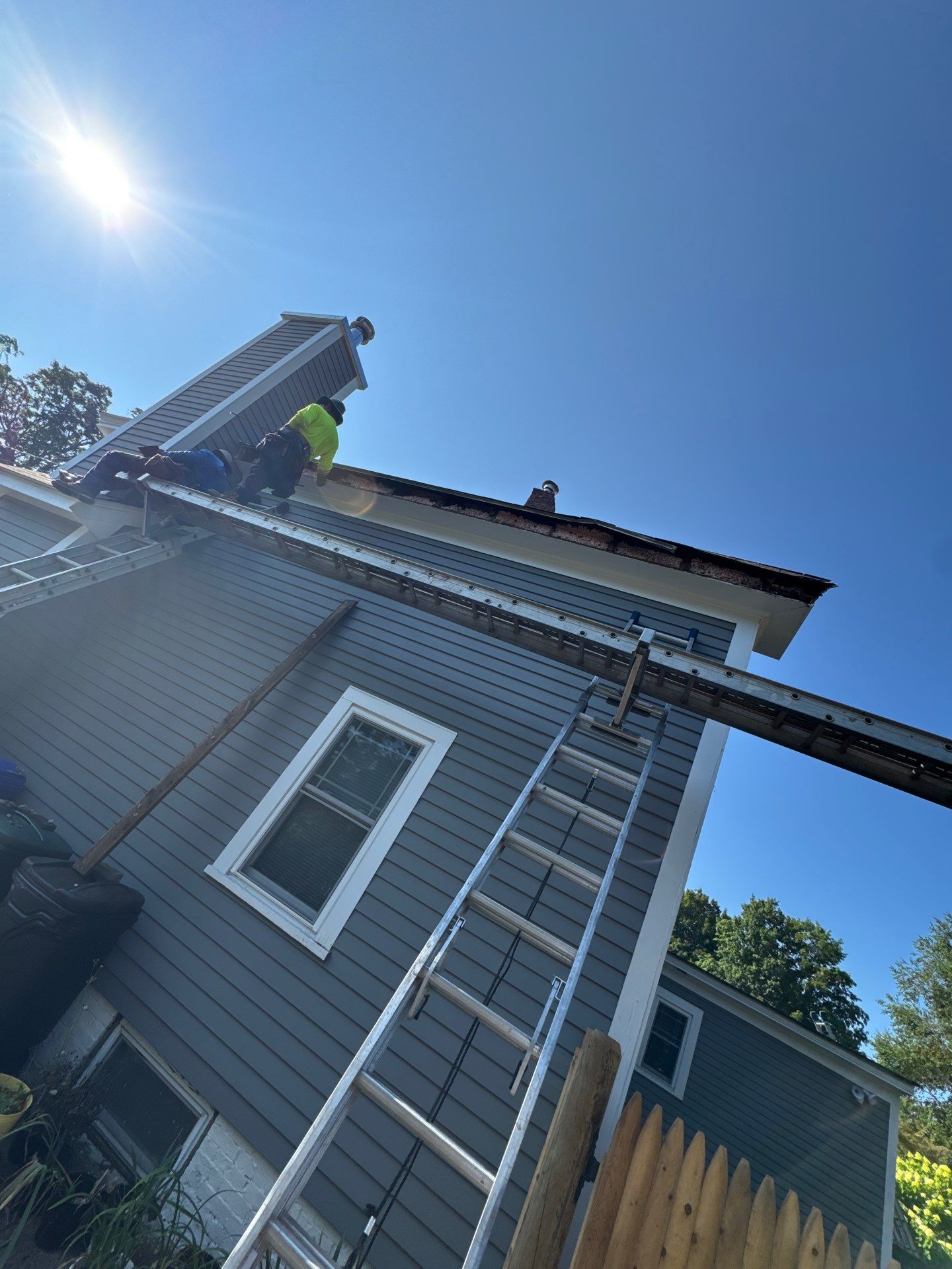 Full Roof Replacement + Custom Gutter Install | Onyx Black Finish by Mighty Dog Roofing of Greater Middlesex County