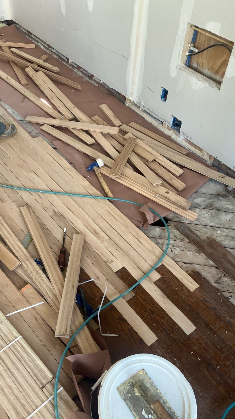 Hardwood Repair and Refinish  by Footprints Floors of Nashville