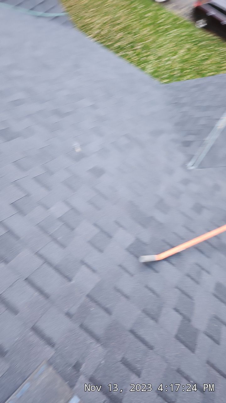 Residential Roofing Installation using Certainteed Landmark Moire Black by A Plus Exterior