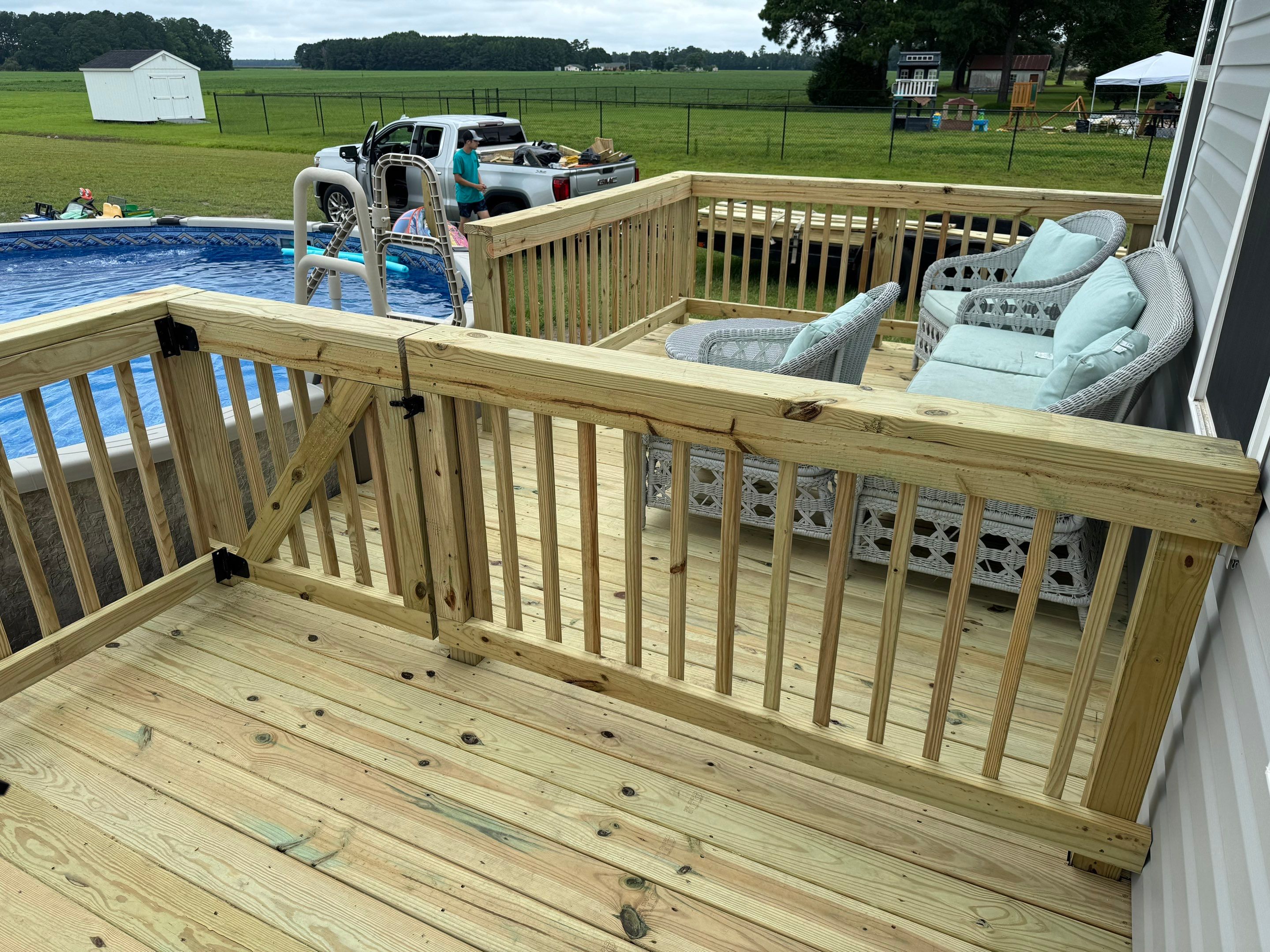 From Ordinary to Outdoor Oasis. by Tidewater Trim & Deck