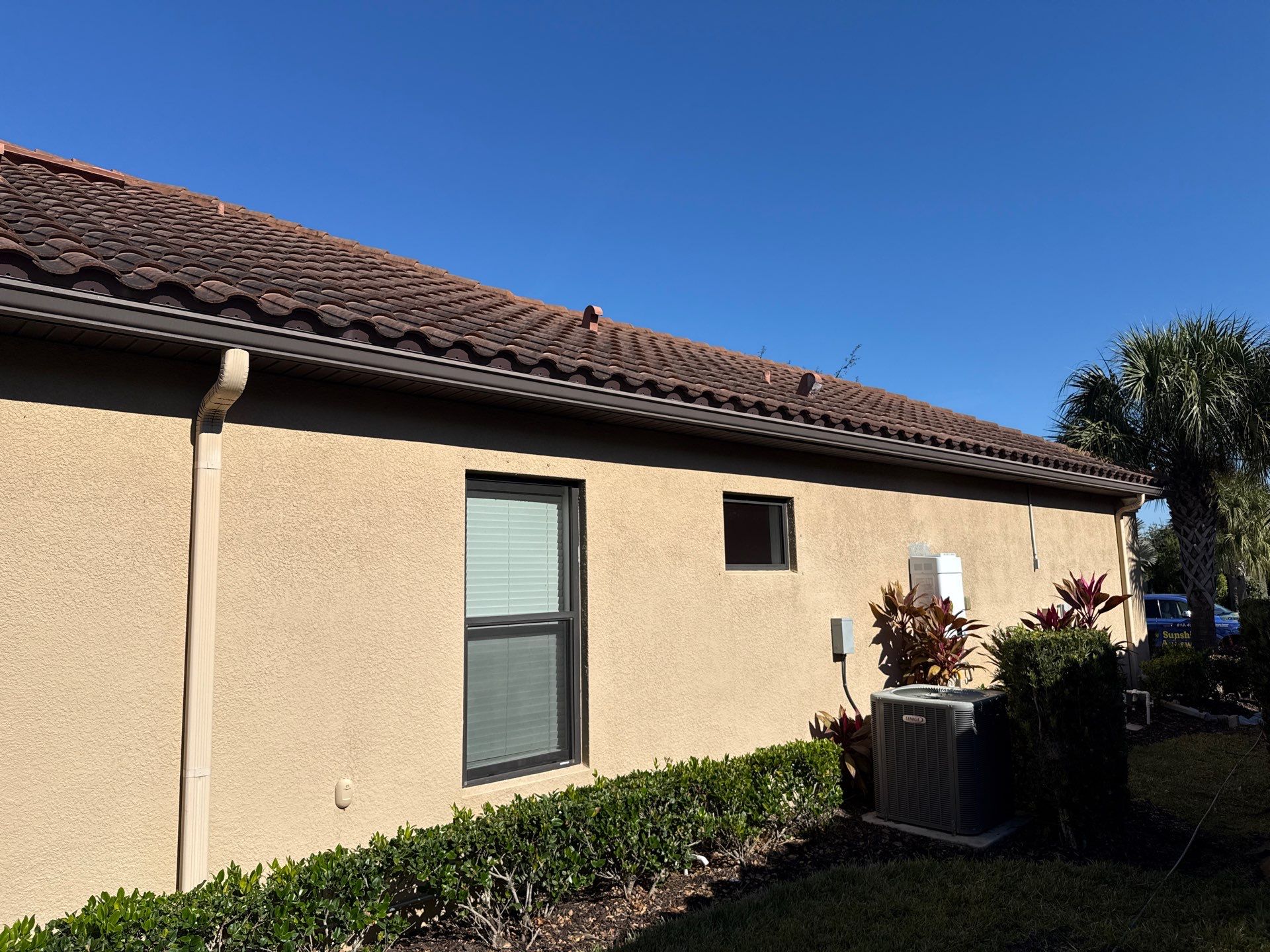 Barrel Tile Roof Cleaning – Artisan Lakes, Palmetto, FL by Sunshine AquaWash