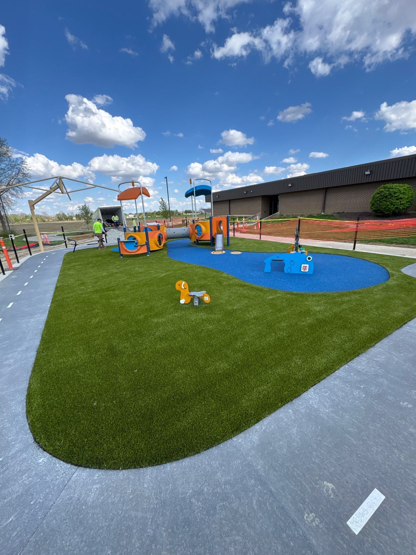 Mt Vernon PreK Playground Grass by ForeverLawn NEIN/INDY