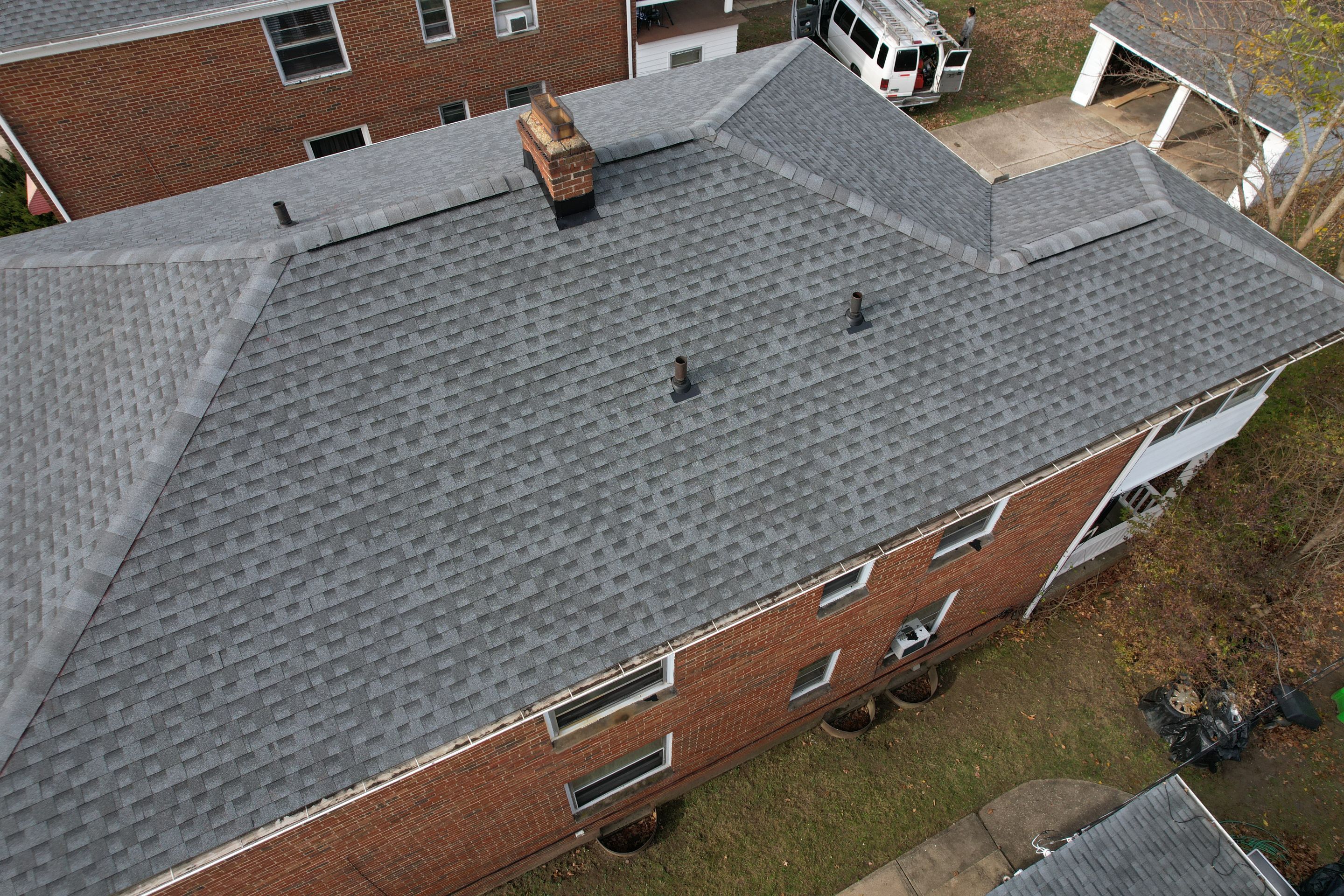 Twin South Euclid Duplex's - GAF Timberline HDZ Pewter Gray Roof Replacement by Atlas Roofing & Restoration