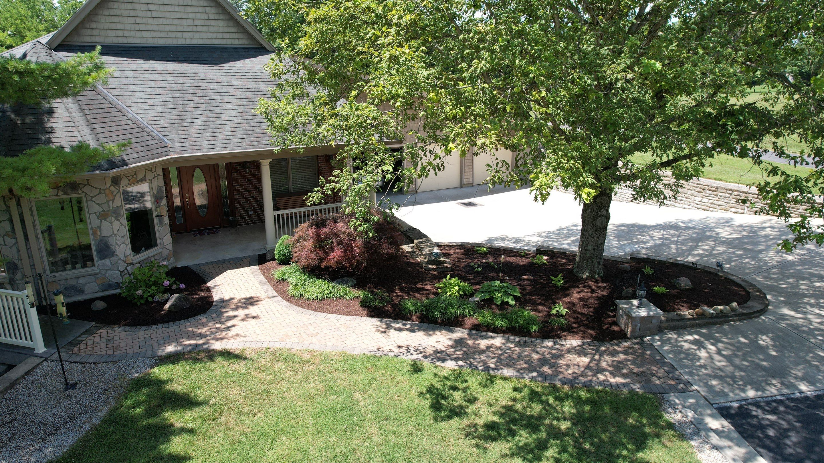 Tear Out, Plant Install & Mulch by Reisenberg’s Lawn & Landscape, LLC