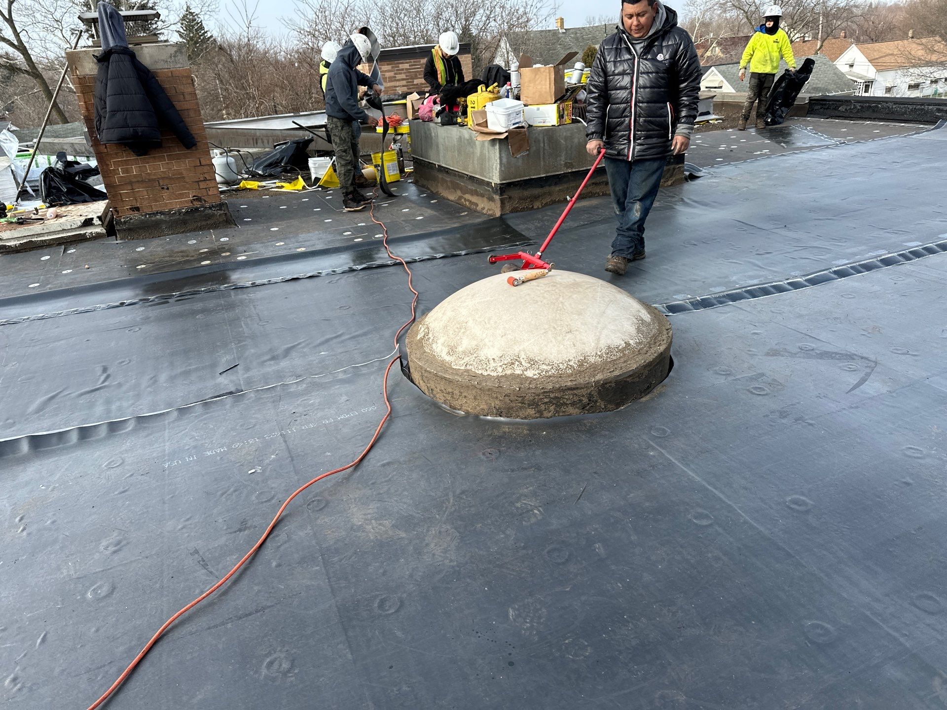 Asbestos Abatement using CertainTeed Grand Manor by Absolute Roofing and Construction