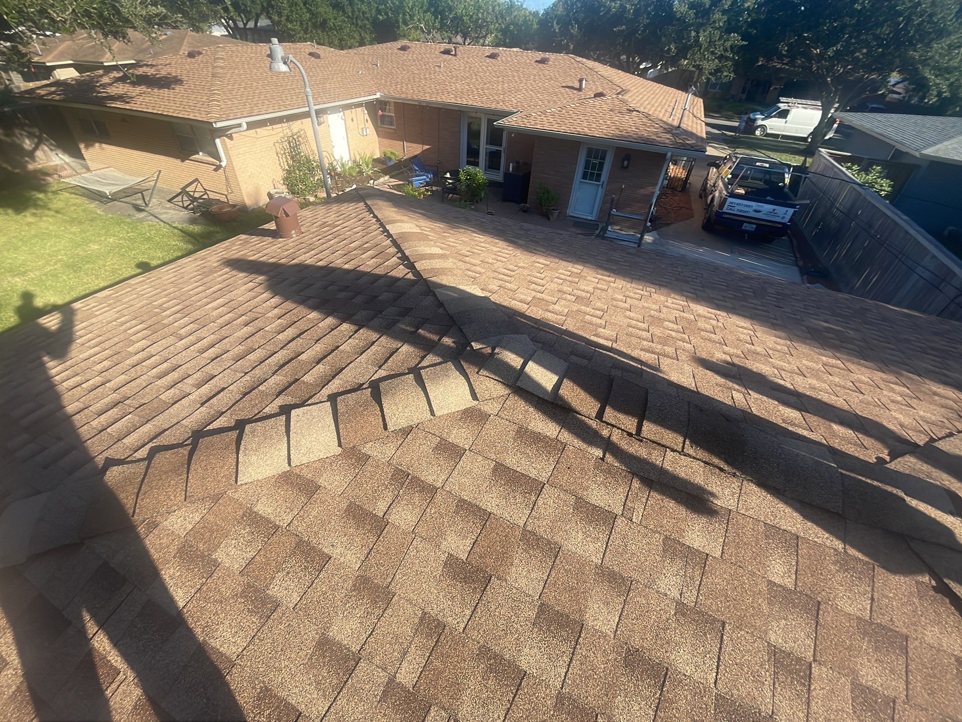 Residential Roofing Installation using GAF HDZ Shakewood by Lighthouse Roofing