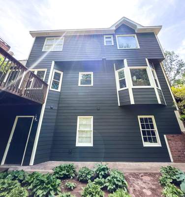 Master Vinyl Window and James Hardie Siding Installation in Suwanee, GA