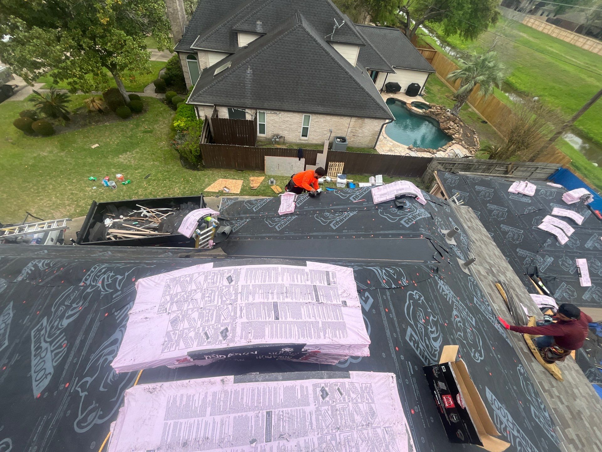 Residential Roofing Repair using Owen's Corning Duration (Lifetime) Shingles by Roof Repair Services LLC