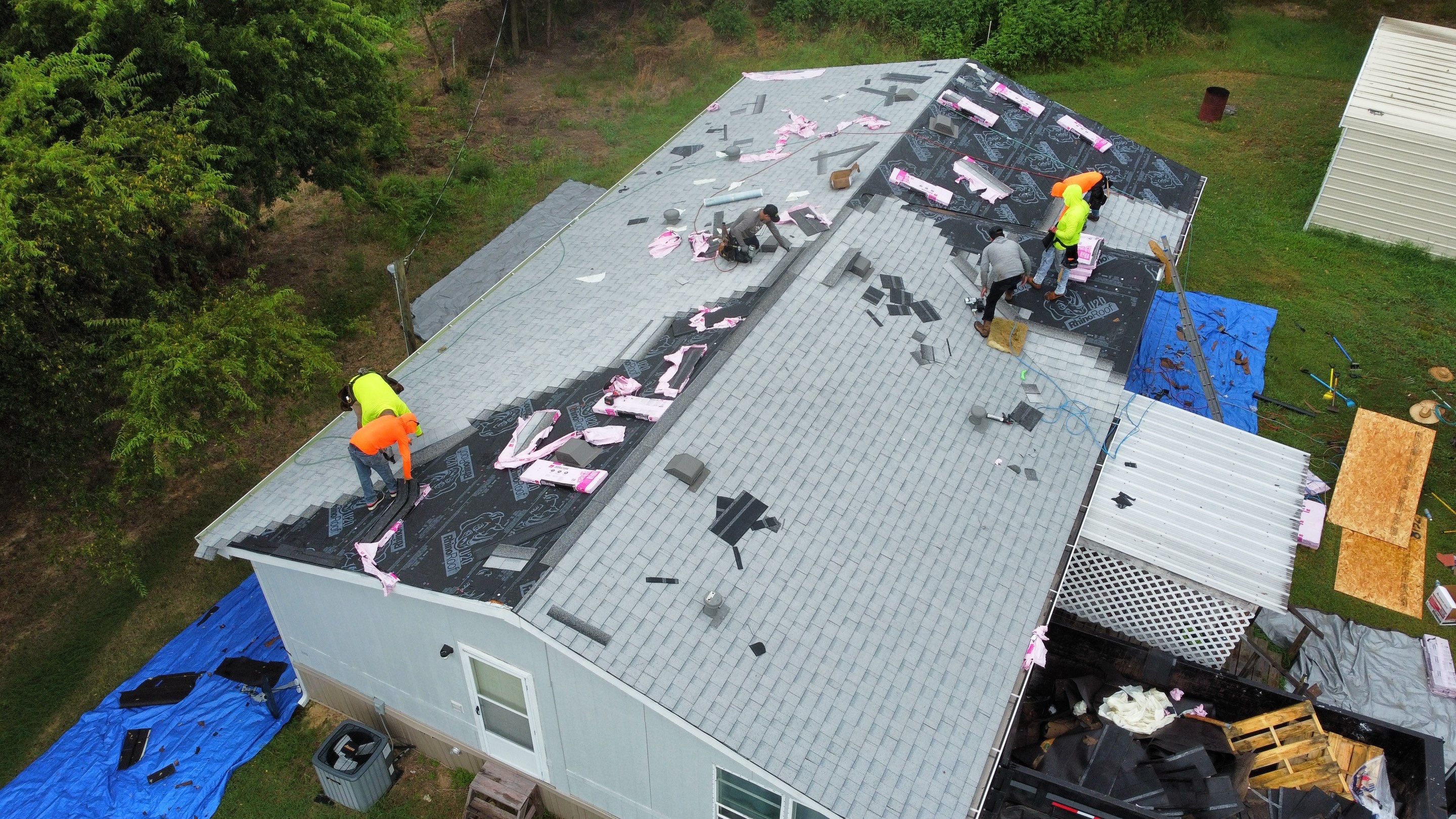 Reroof For Retired Vet by Berry Good Roofing