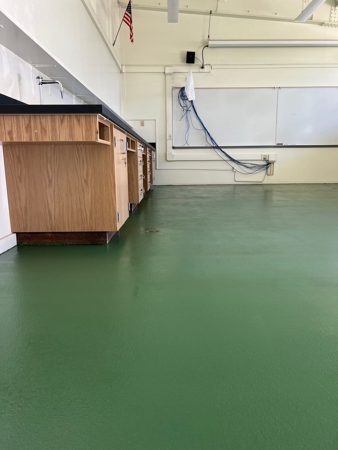 Custom Concrete Coating at Modesto Junior College by Lancaster Painting