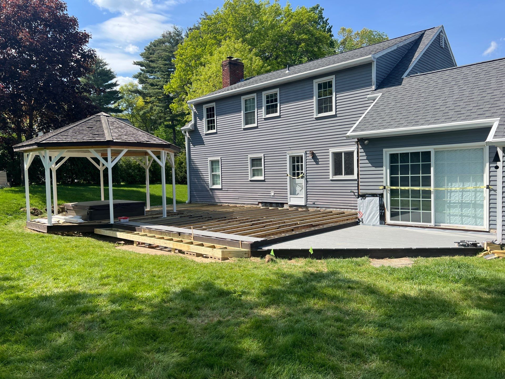 Deck Repair using Trex Select Decking by Chagnon Building & Remodeling LLC