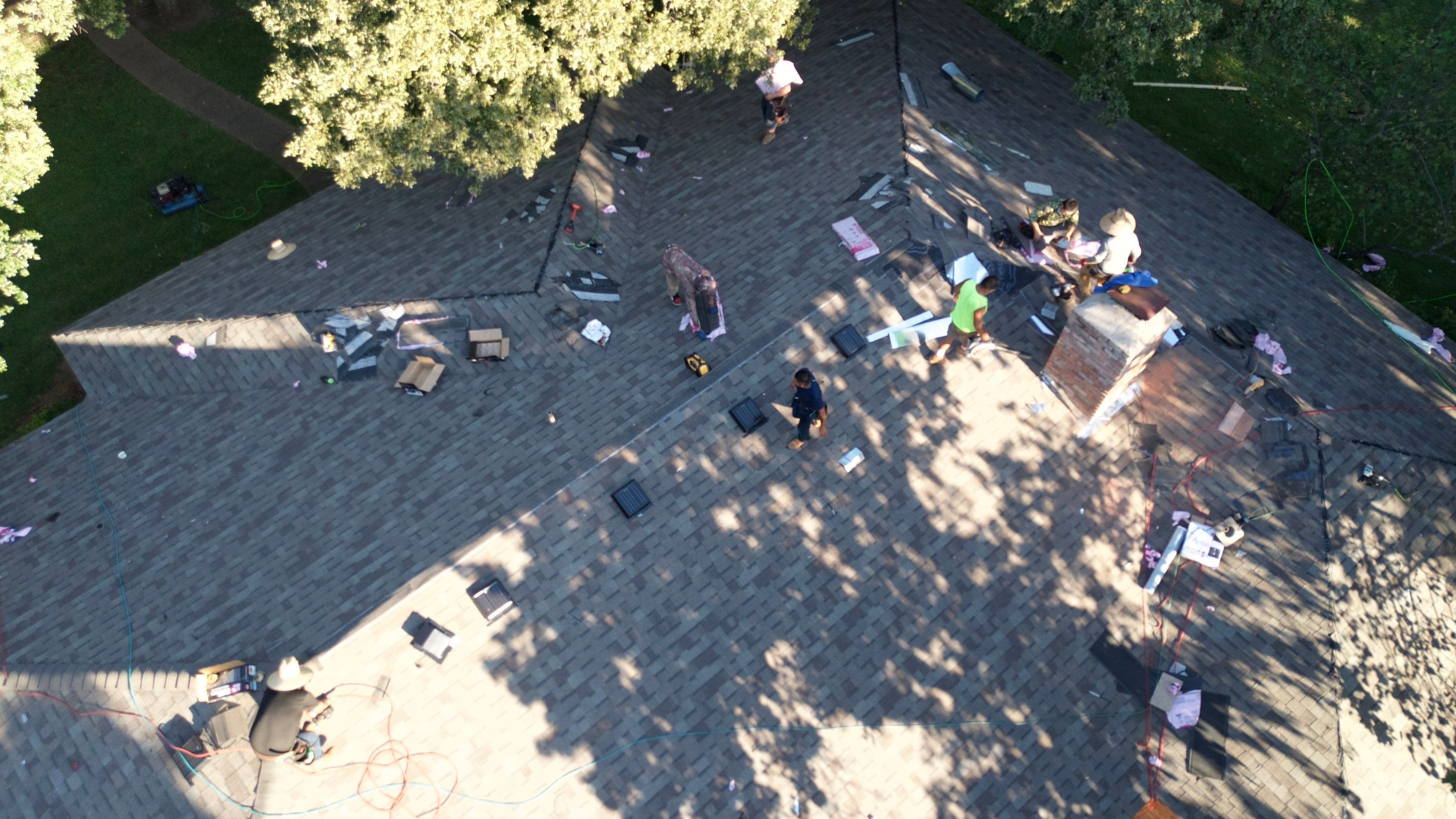 Residential Roofing Installation using Owens Corning ProArmor Synthetic Underlayment by Becker Roofing and Exteriors