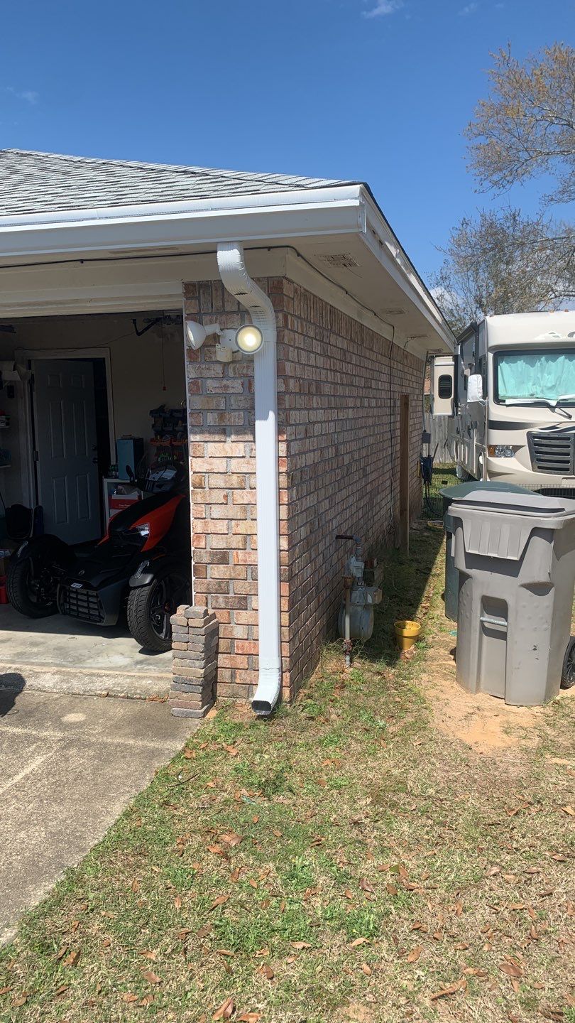 7-Inch Seamless Gutter System Upgrade in Pensacola FL by Gutter Professors