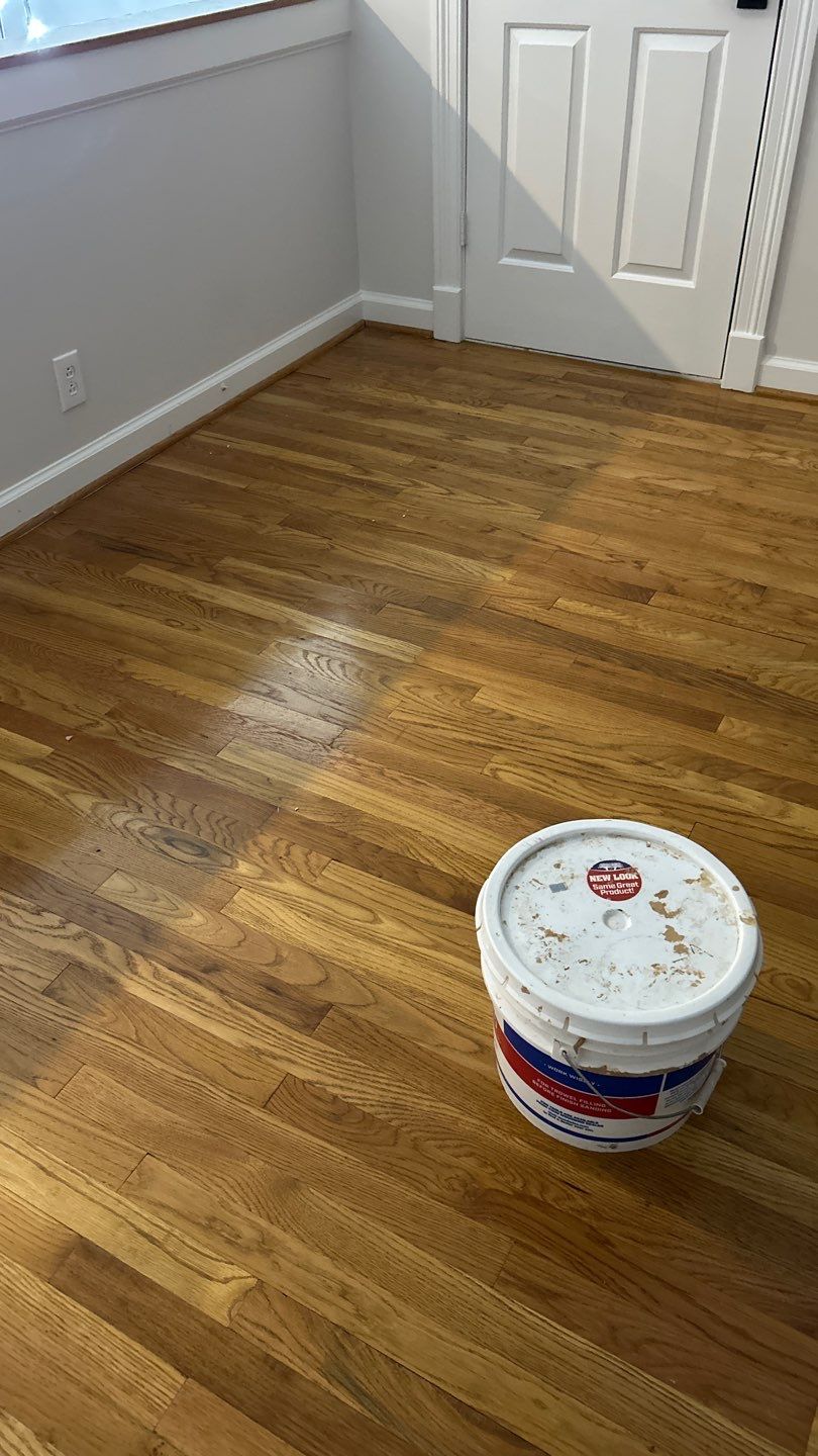Updated staircase and hallway by Footprints Floors of Nashville