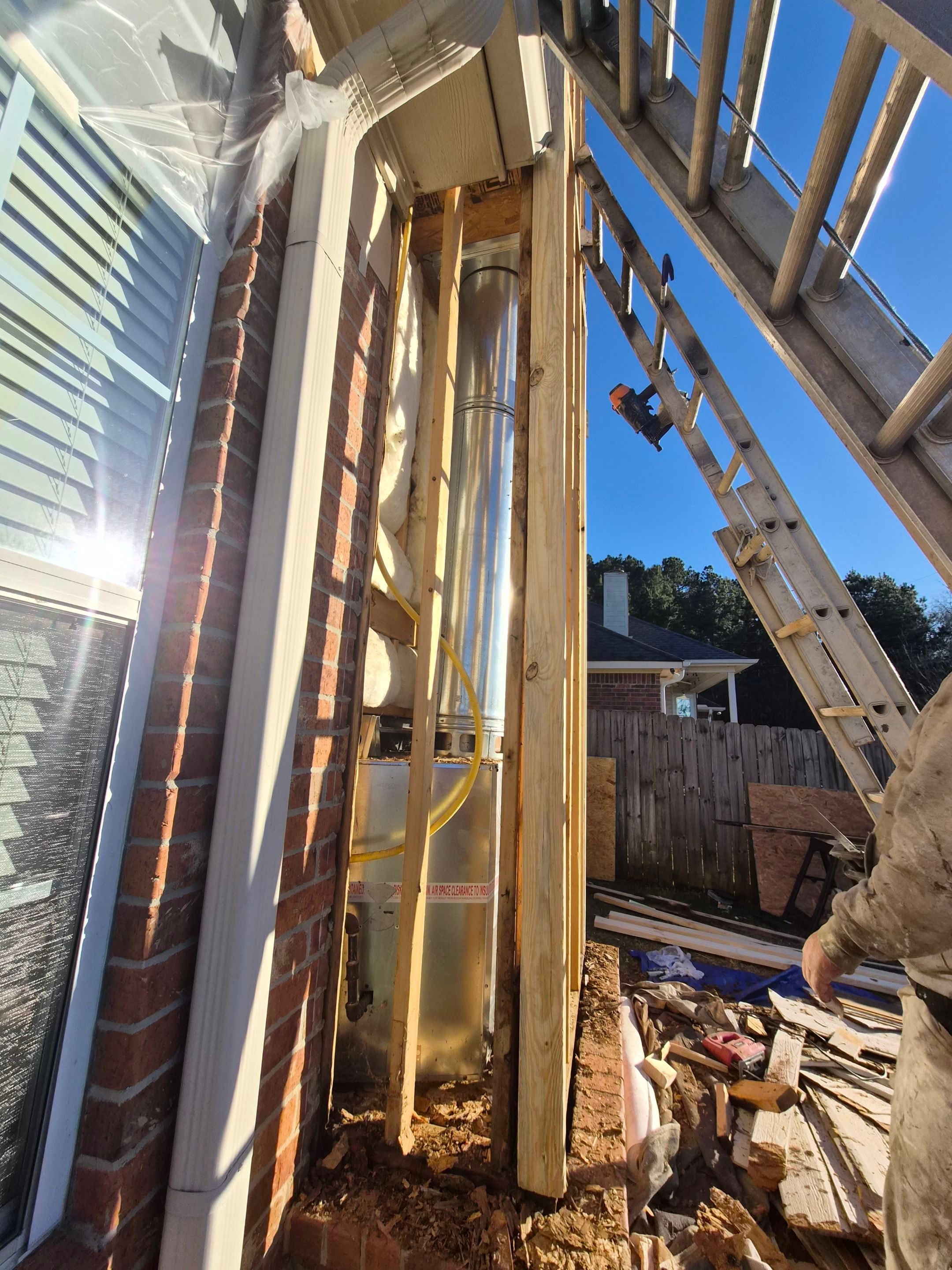 Exterior Painting & Chimney Restoration in Tyler, TX by Quality Coats Painting