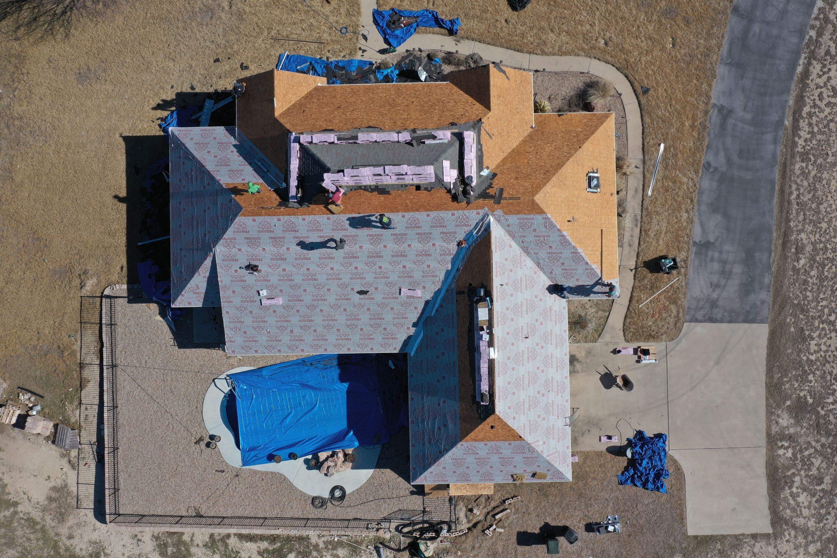 Residential Roof Replacement using Owens Corning - Duration - Colonial Slate by Action Exteriors Austin