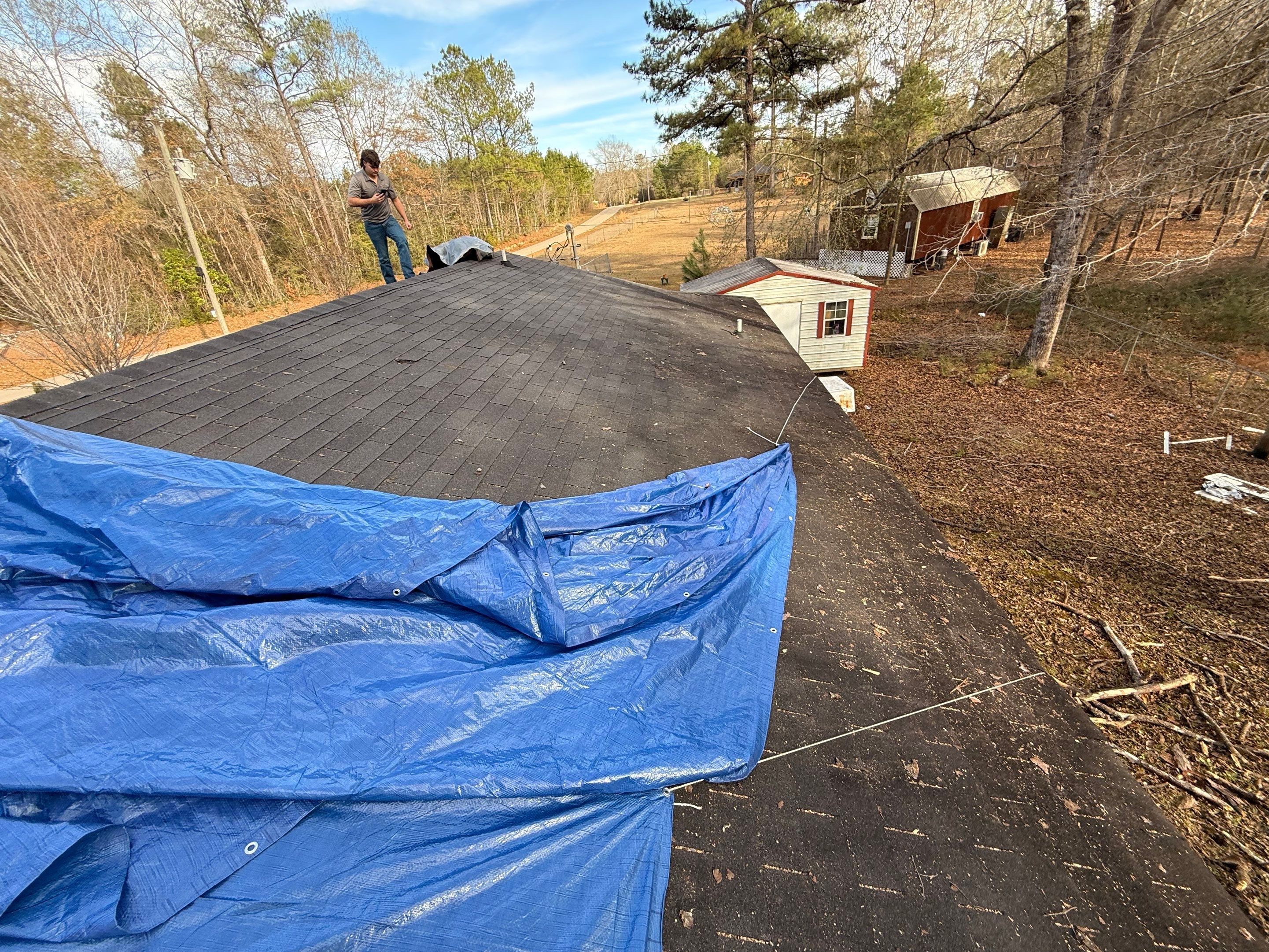 Full Architectural Shingle Roof Replacement Following Storm Damage in Wiggins by Frontline Roofing