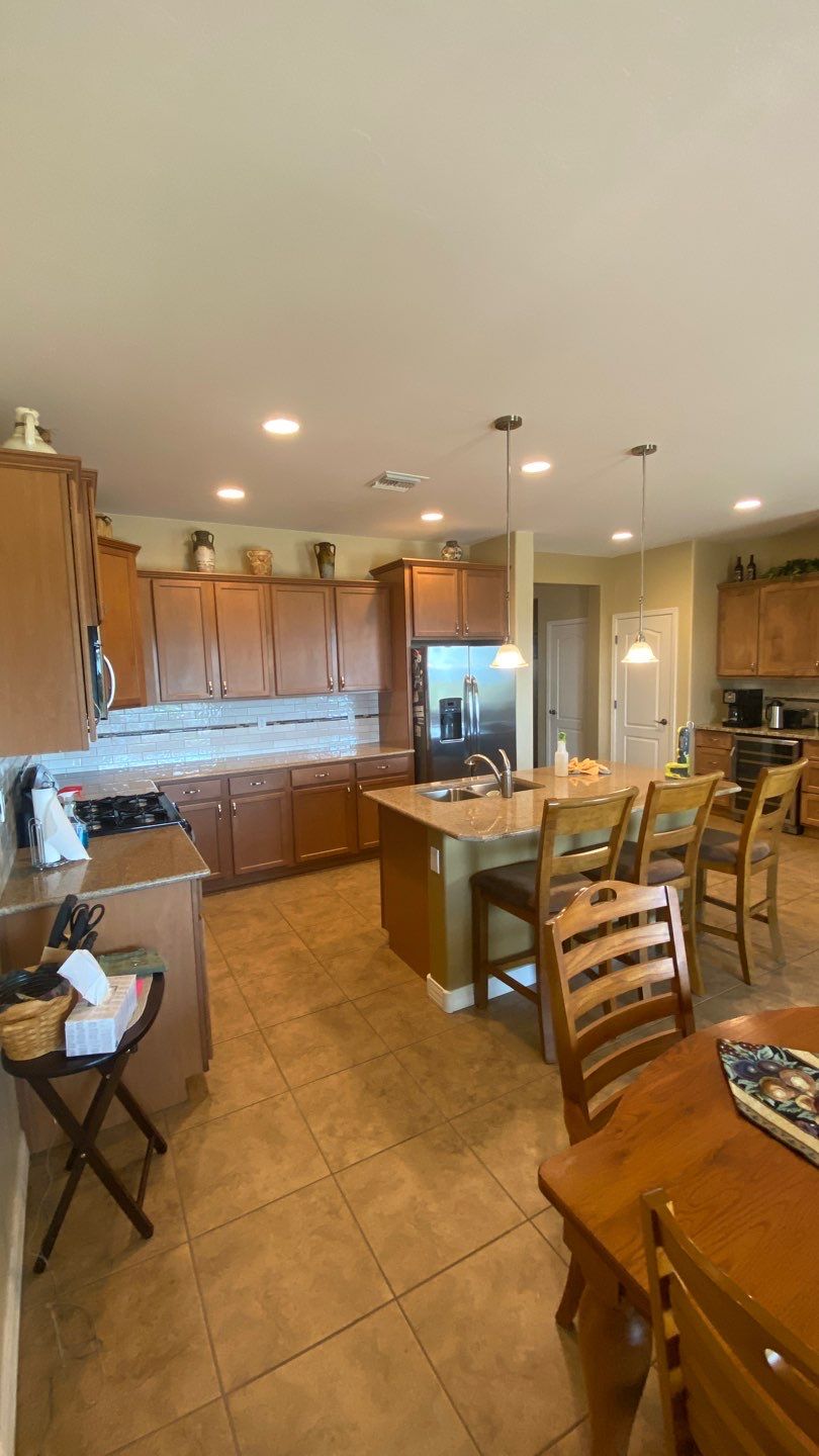 Harmony Kitchen Backsplash & Custom Coffee & Wine Bar by Workman Company LLC