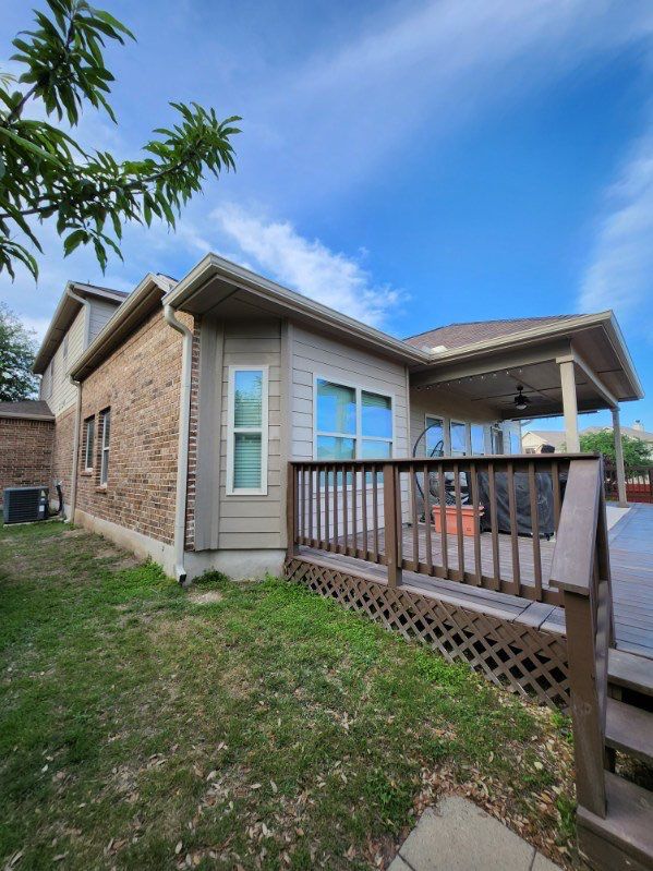 Teak Roof Replacement & Gutter Installation | San Antonio, TX by Ayan Roofing