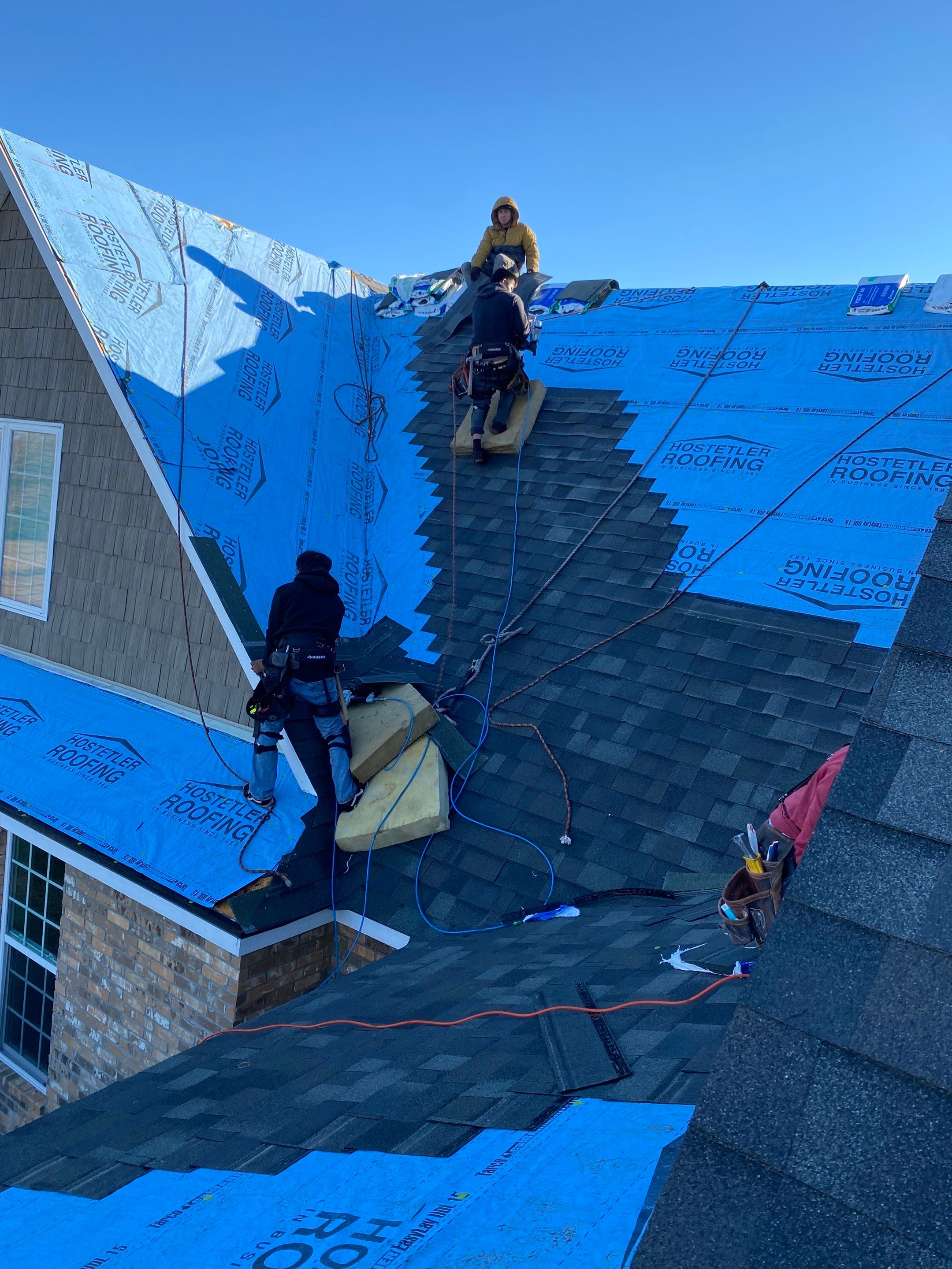 Residential Roofing Repair using Malarkey Vista: Storm Gray by Hostetler Roofing