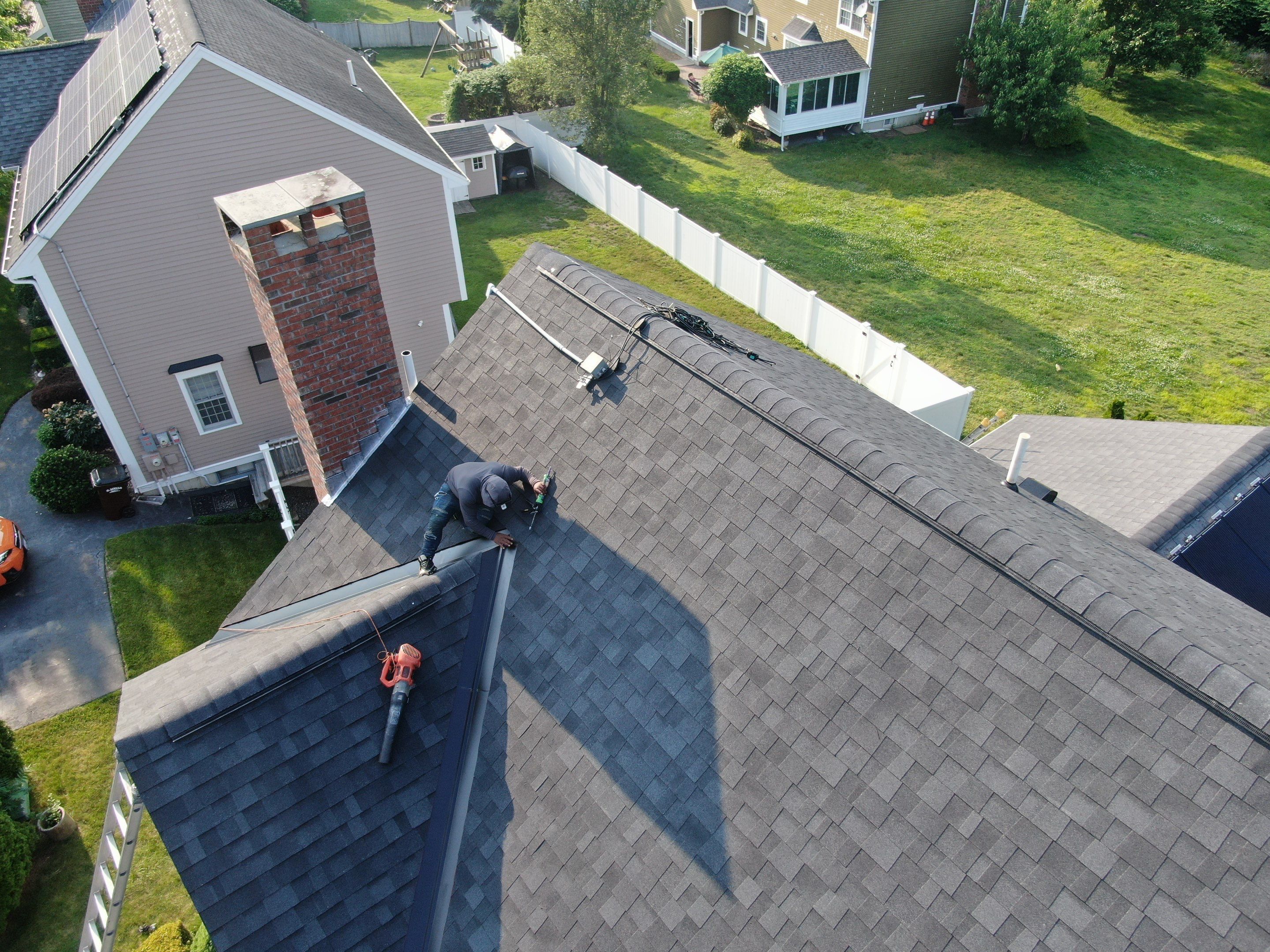 Full Roof Replacement & EPDM Restoration – North Andover, MA by Mighty Dog Roofing of Greater Middlesex County