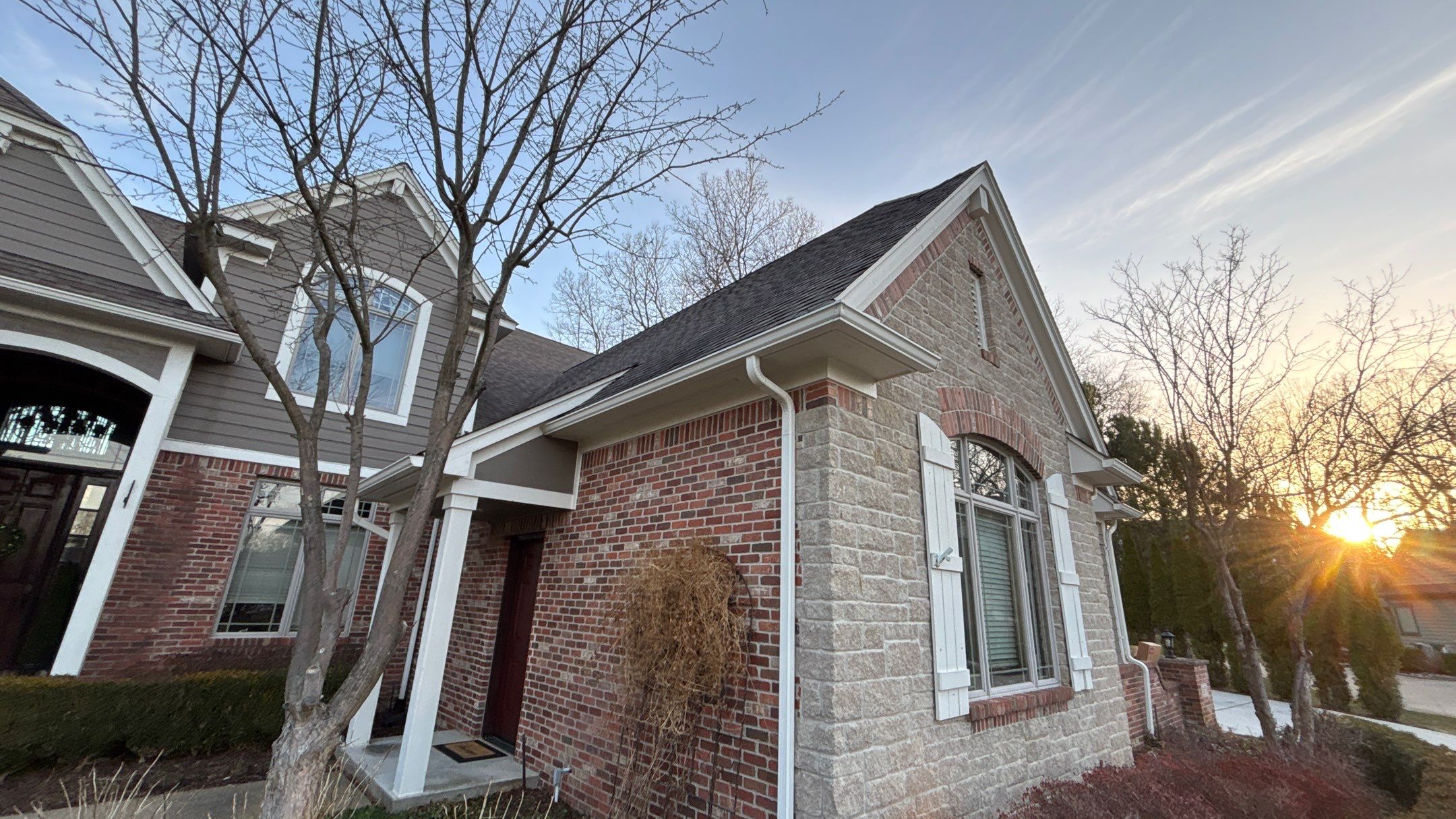 Roof Replacement using CertainTeed Landmark Moire Black by 180 Contractors