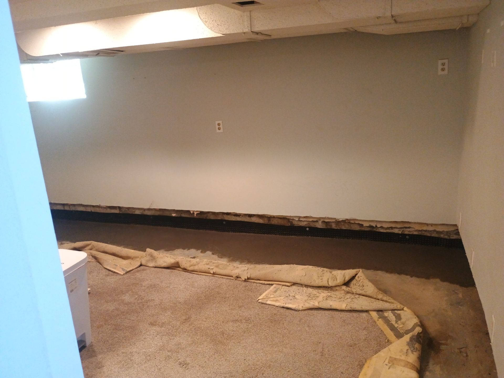 Interior Drain Tile Installation in South Minneapolis by Waterproofing Northeast