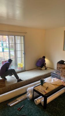 Flooring Installation using Laminate Flooring