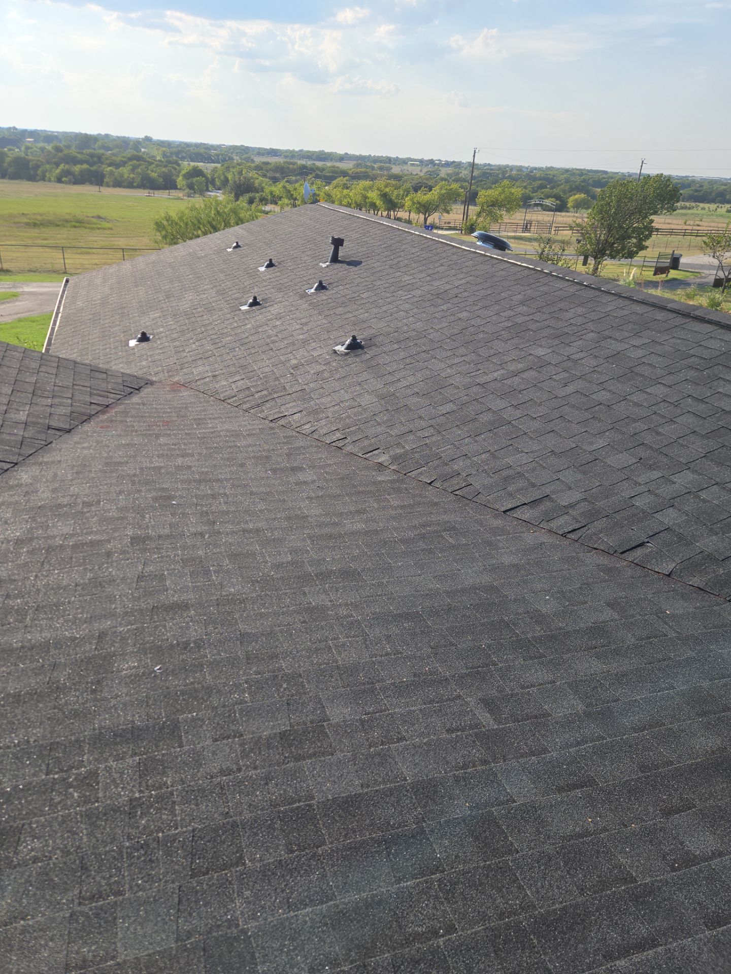 Project in Justin by Lonestar Roofing and Restoration LLC.