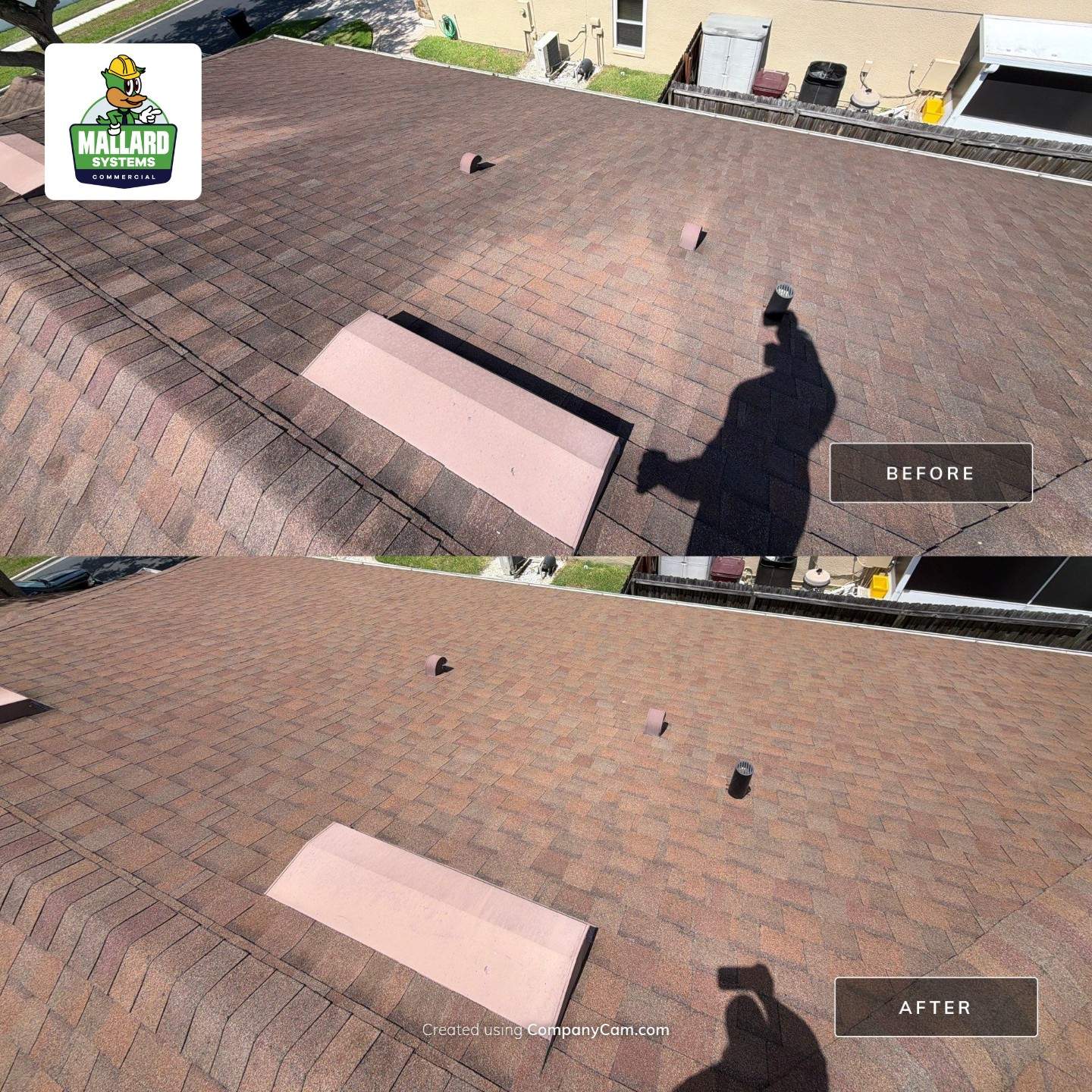 Residential Roof Cleaning and Exterior House Wash in Orlando by Mallard Systems