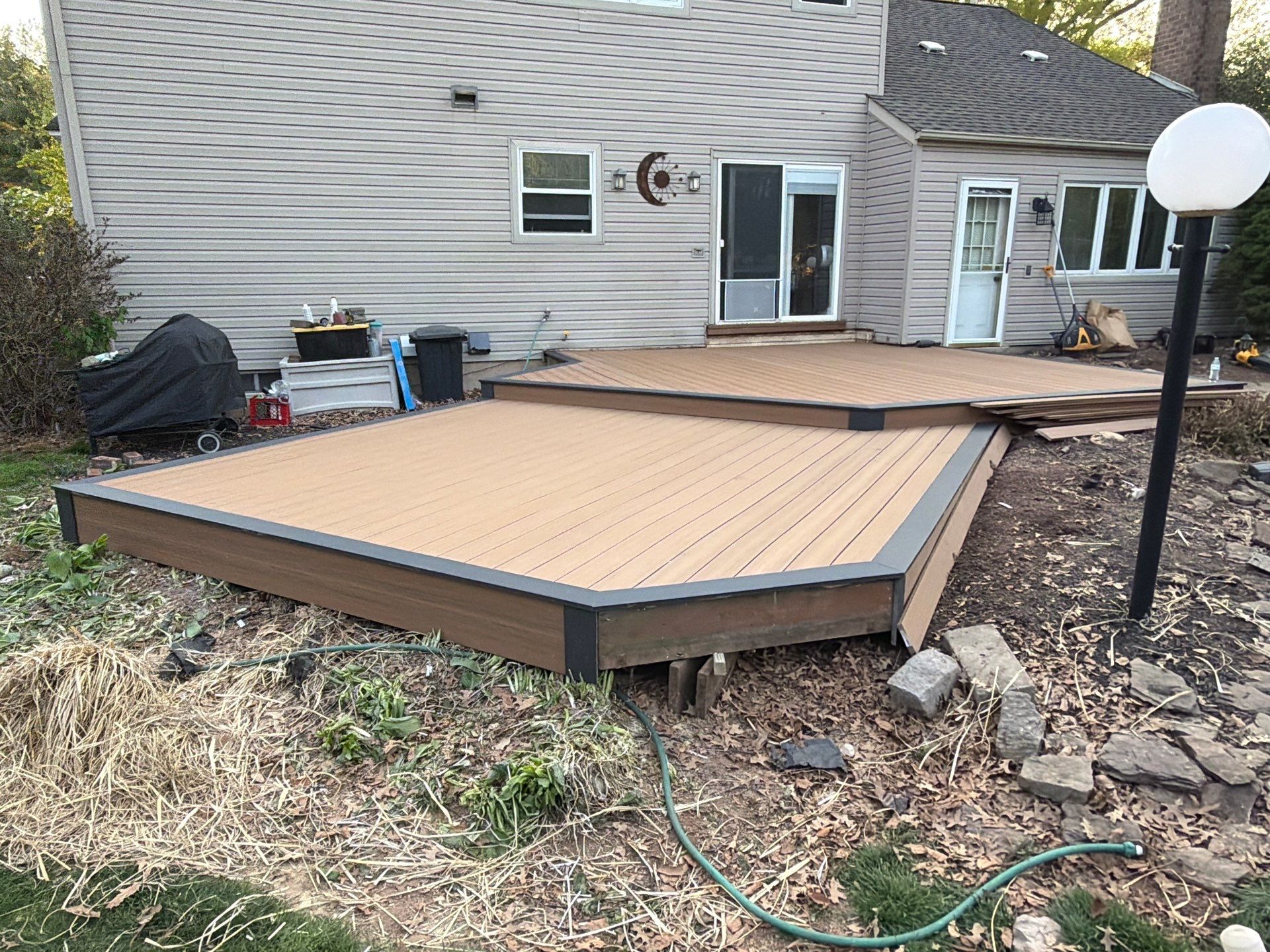 Deck Resurface In Richboro PA With Pergola by deck guardian