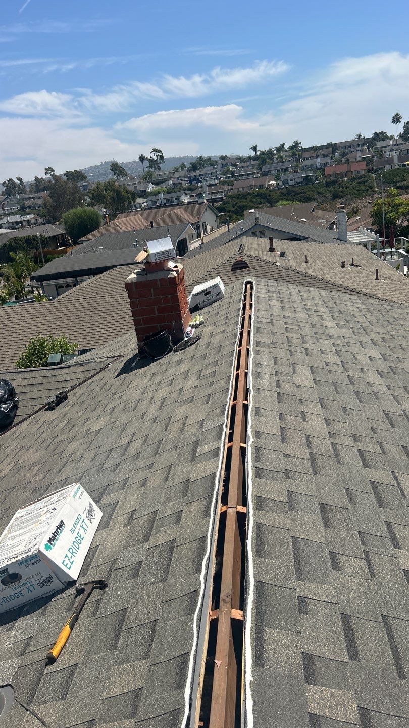 Full Roof Replacement and Eave Repair in San Clemente by Reliable Roofing San Diego Inc.