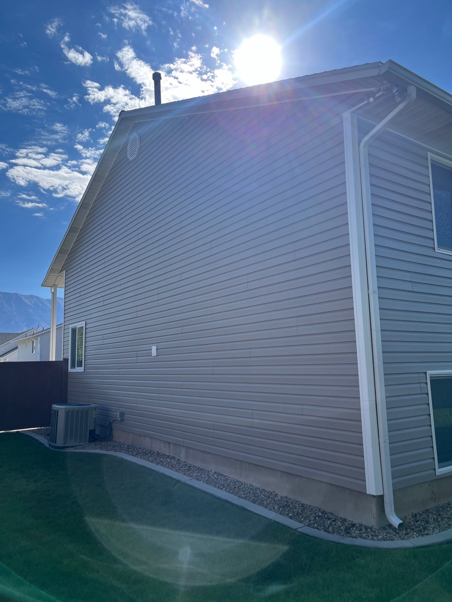 Orem | Complete Vinyl Siding Upgrade & Gutters | Pebblestone Clay by Ideal Siding Utah