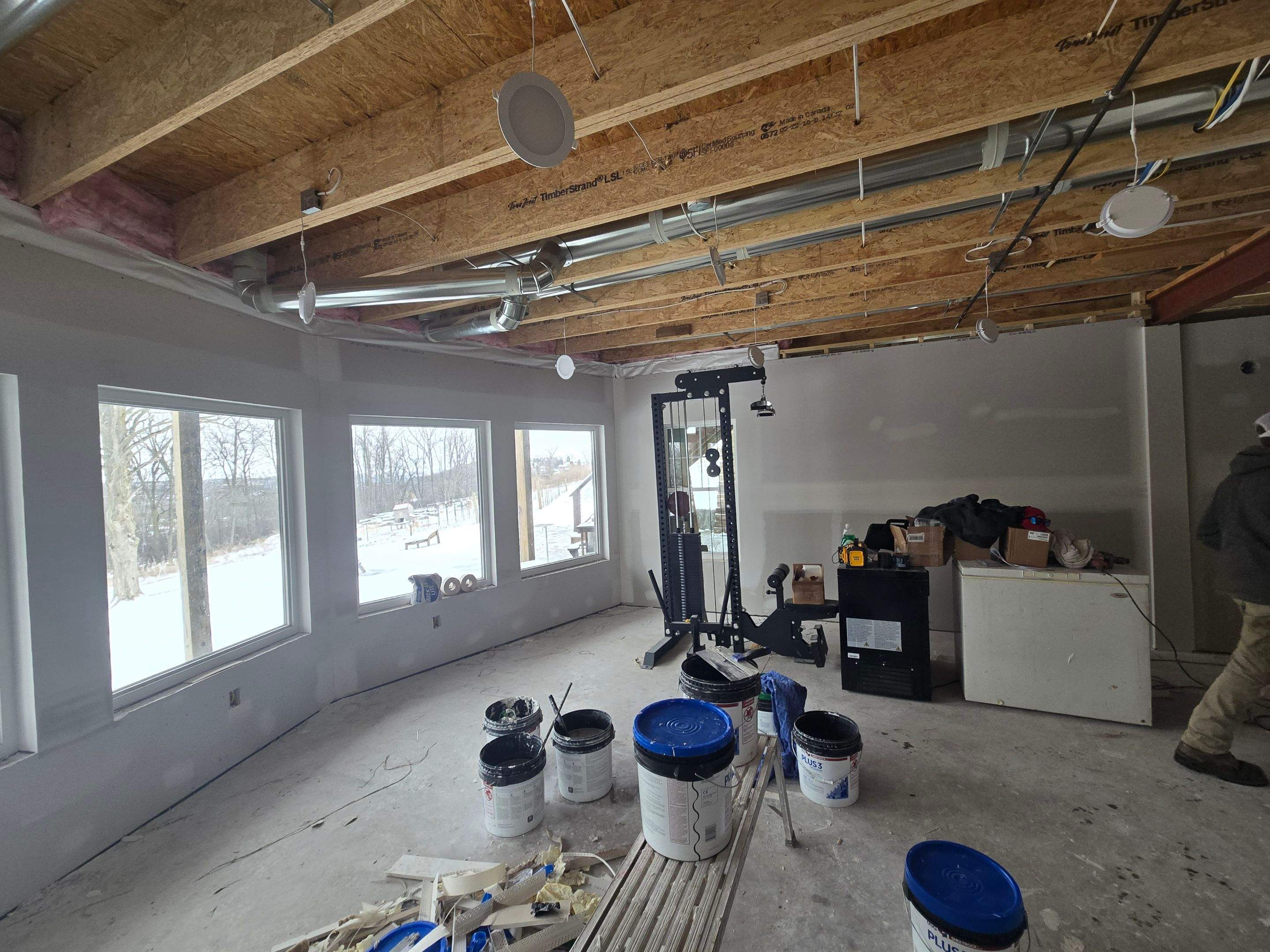 Basement remodel by Horst Custom Homes 