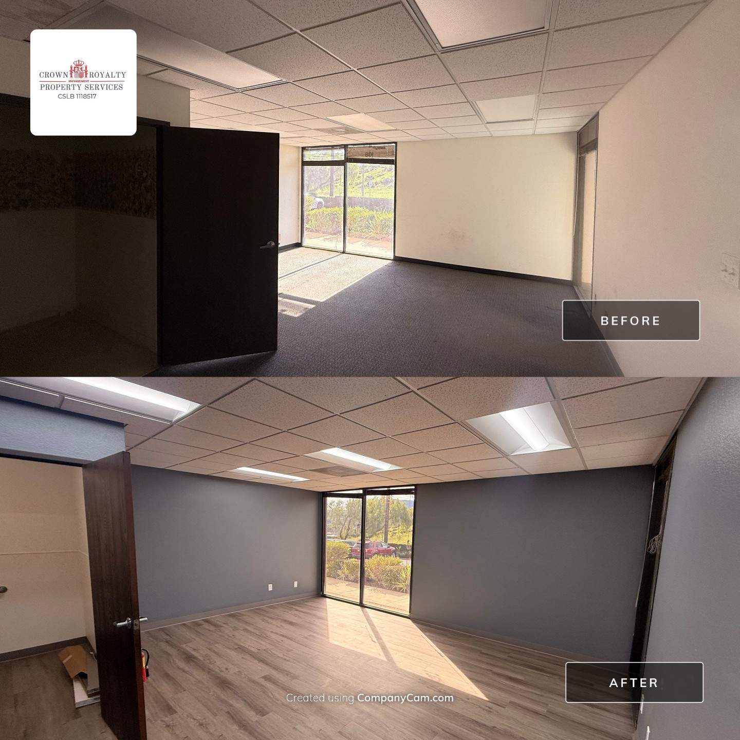 Before and After - ICSC by Crown Royalty Property Services 